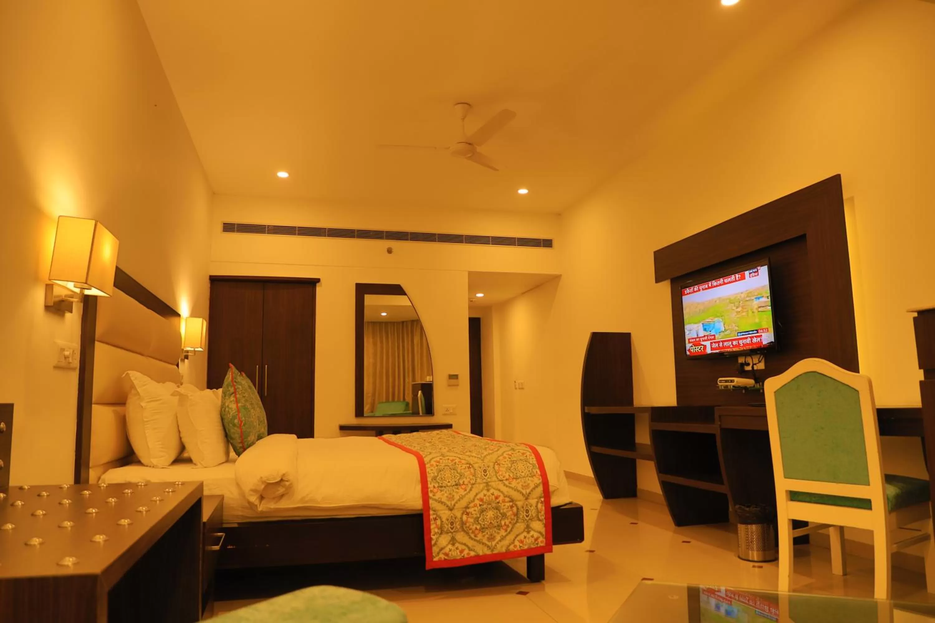 Photo of the whole room, Bed in Hotel Natraj Rishikesh