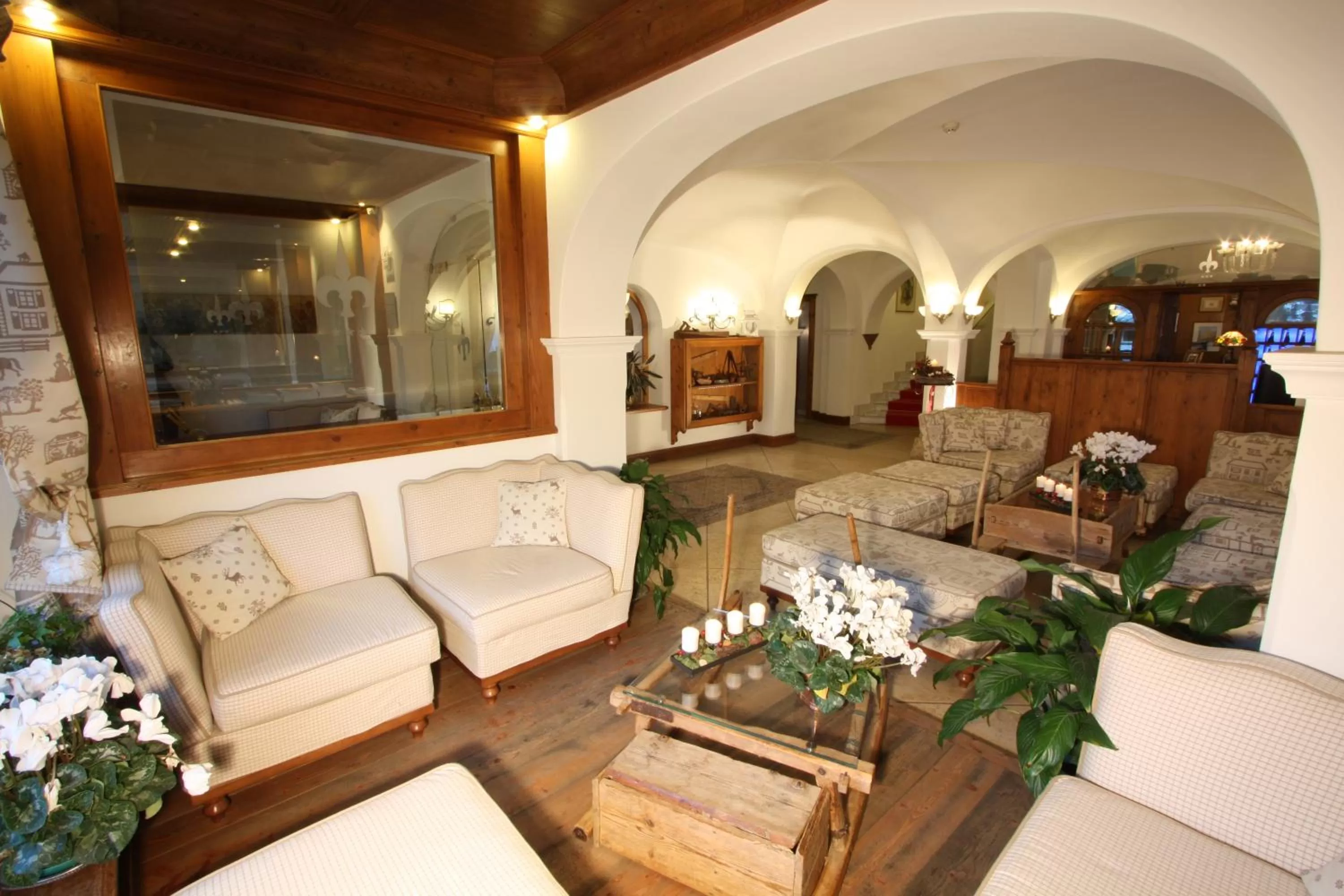 Lobby or reception in Hotel Trieste