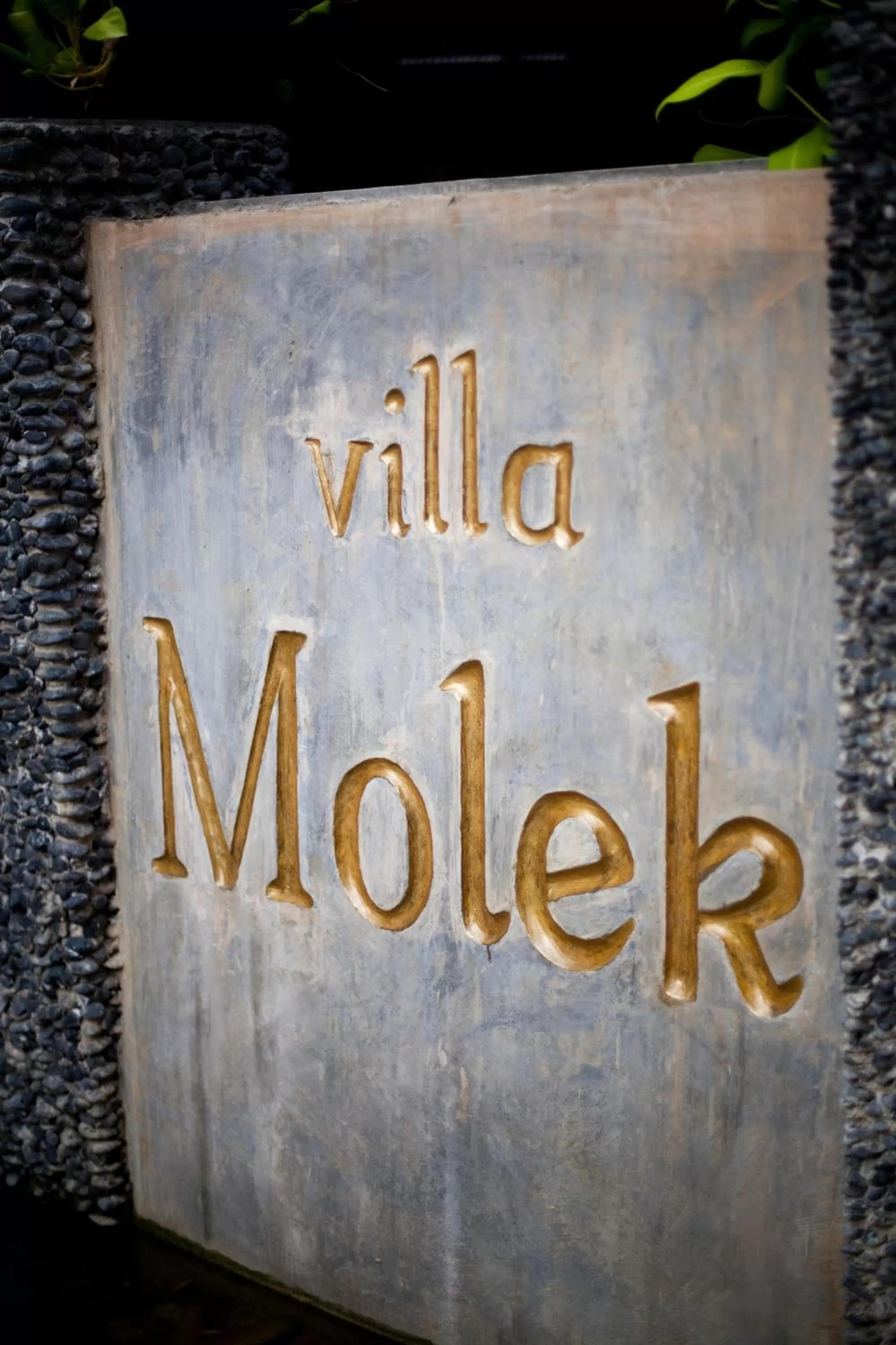 Facade/entrance in Villa Molek