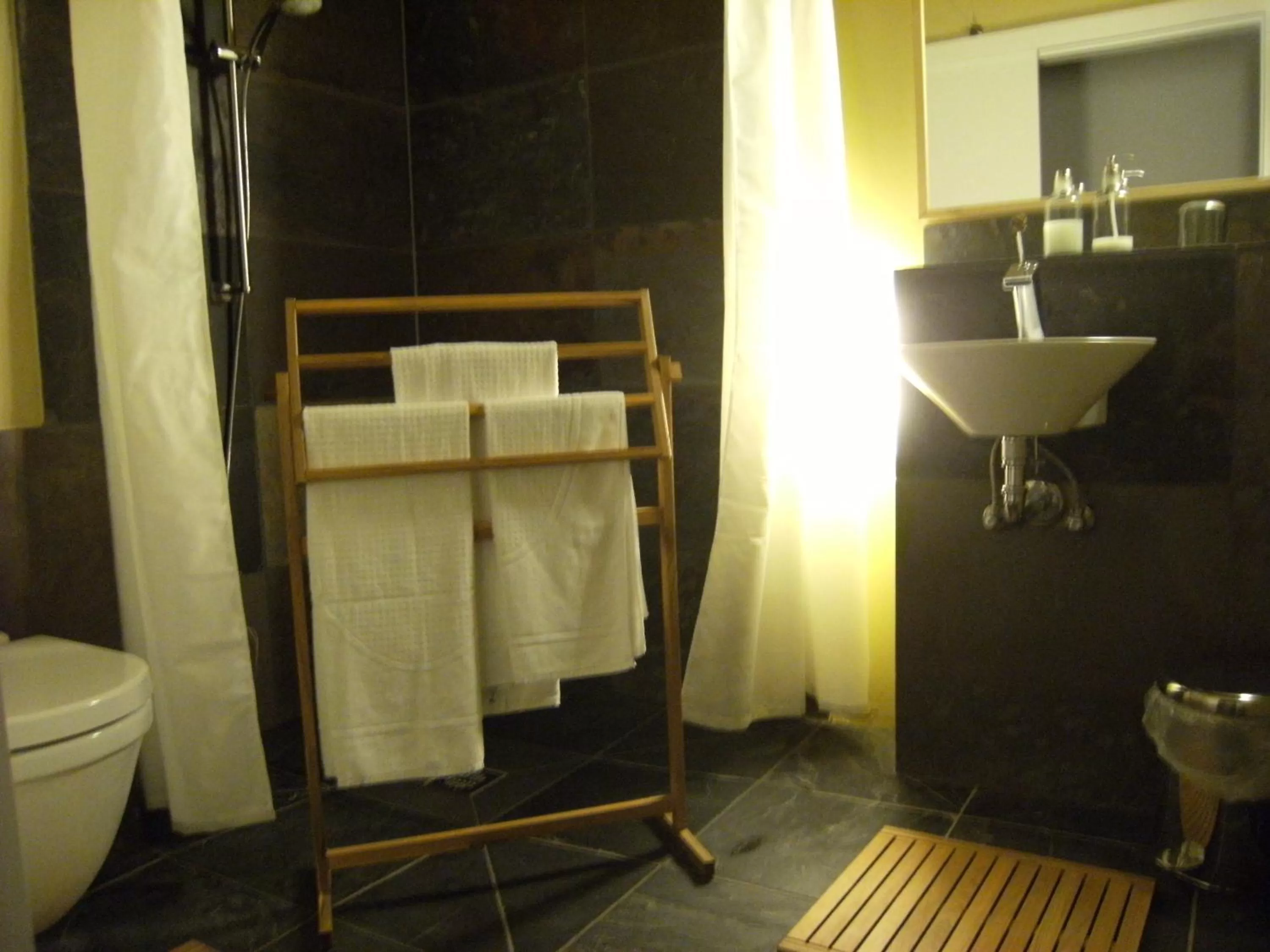 Decorative detail, Bathroom in Hotel Alter Hafenspeicher