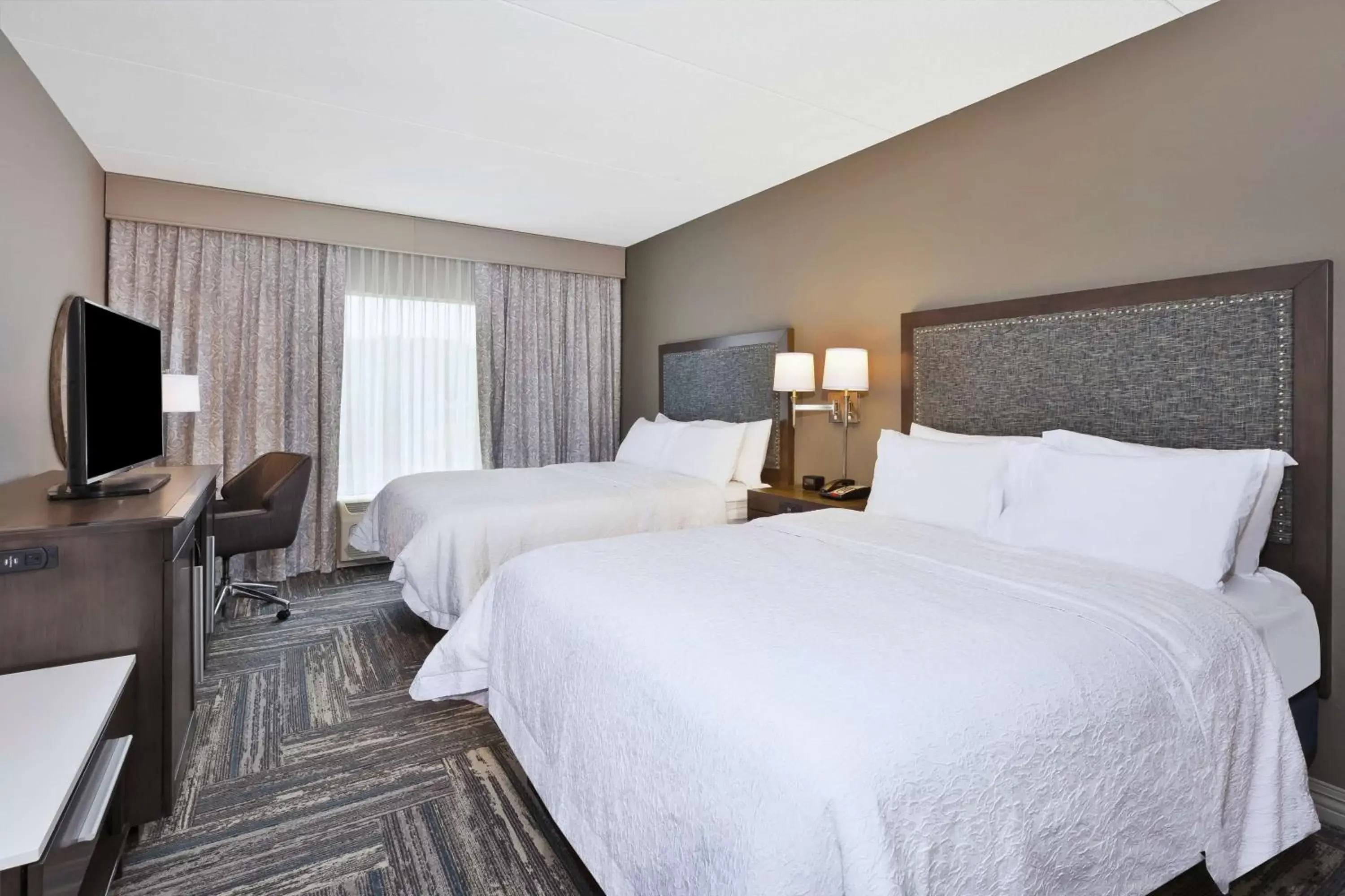 Queen Studio Suite with Two Queen Beds - Non-Smoking in Hampton Inn & Suites Wells-Ogunquit Queen Studio Suite with Two Queen Beds - Non-Smoking in Hampton Inn & Suites Wells-Ogunquit