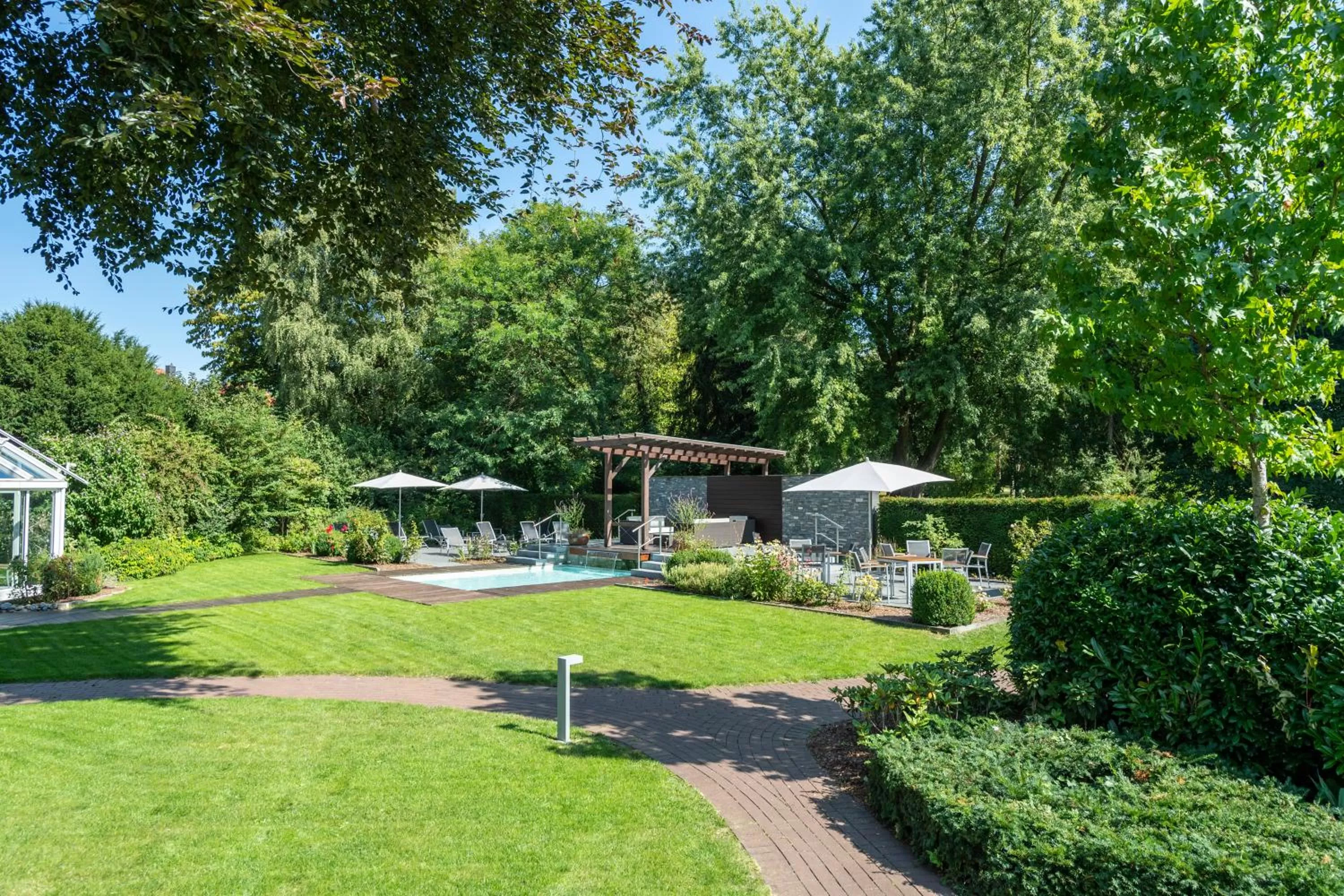 Garden in Ferienhotel Haus Becker