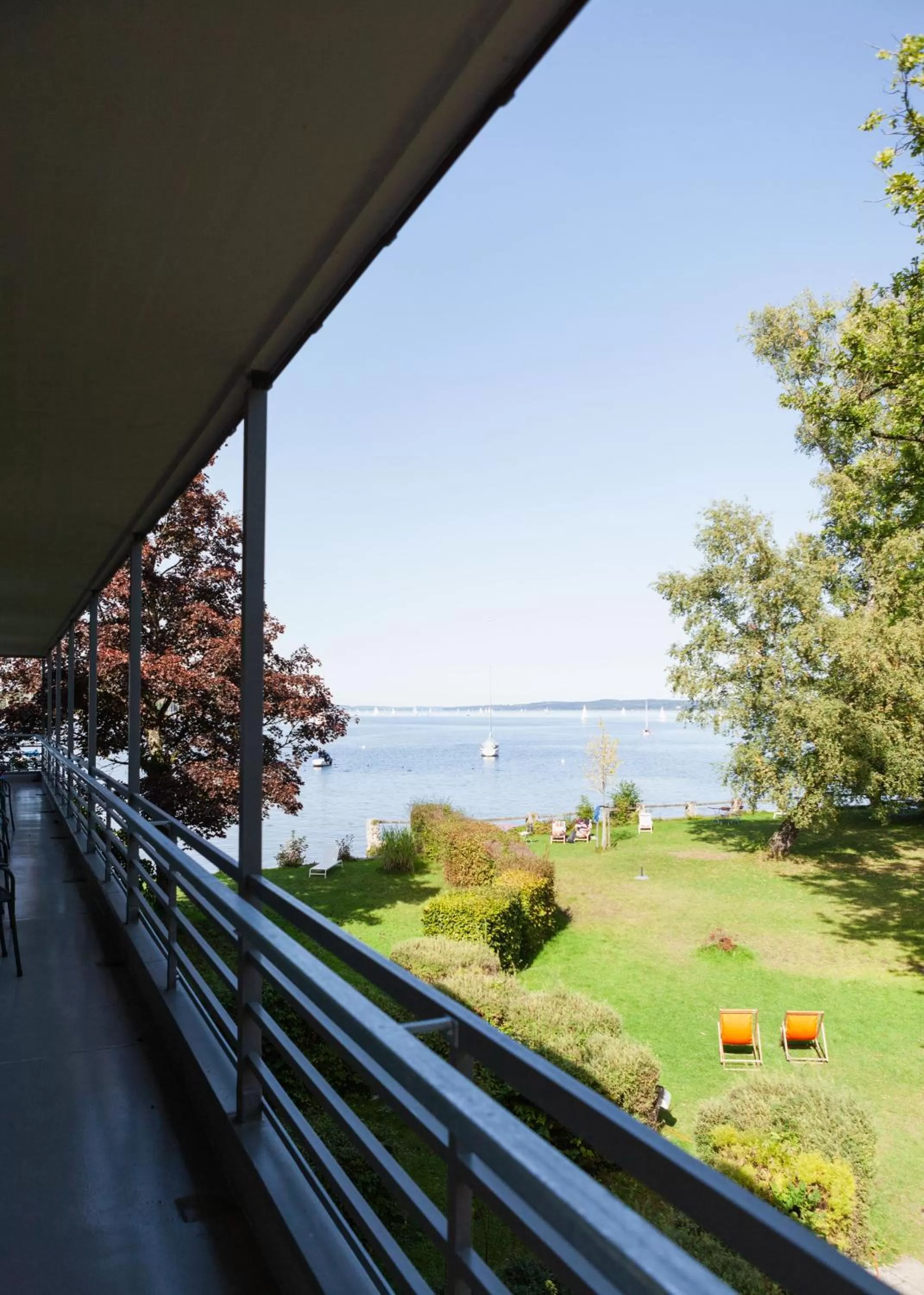 View (from property/room) in Strandhotel SüdSee Diessen am Ammersee
