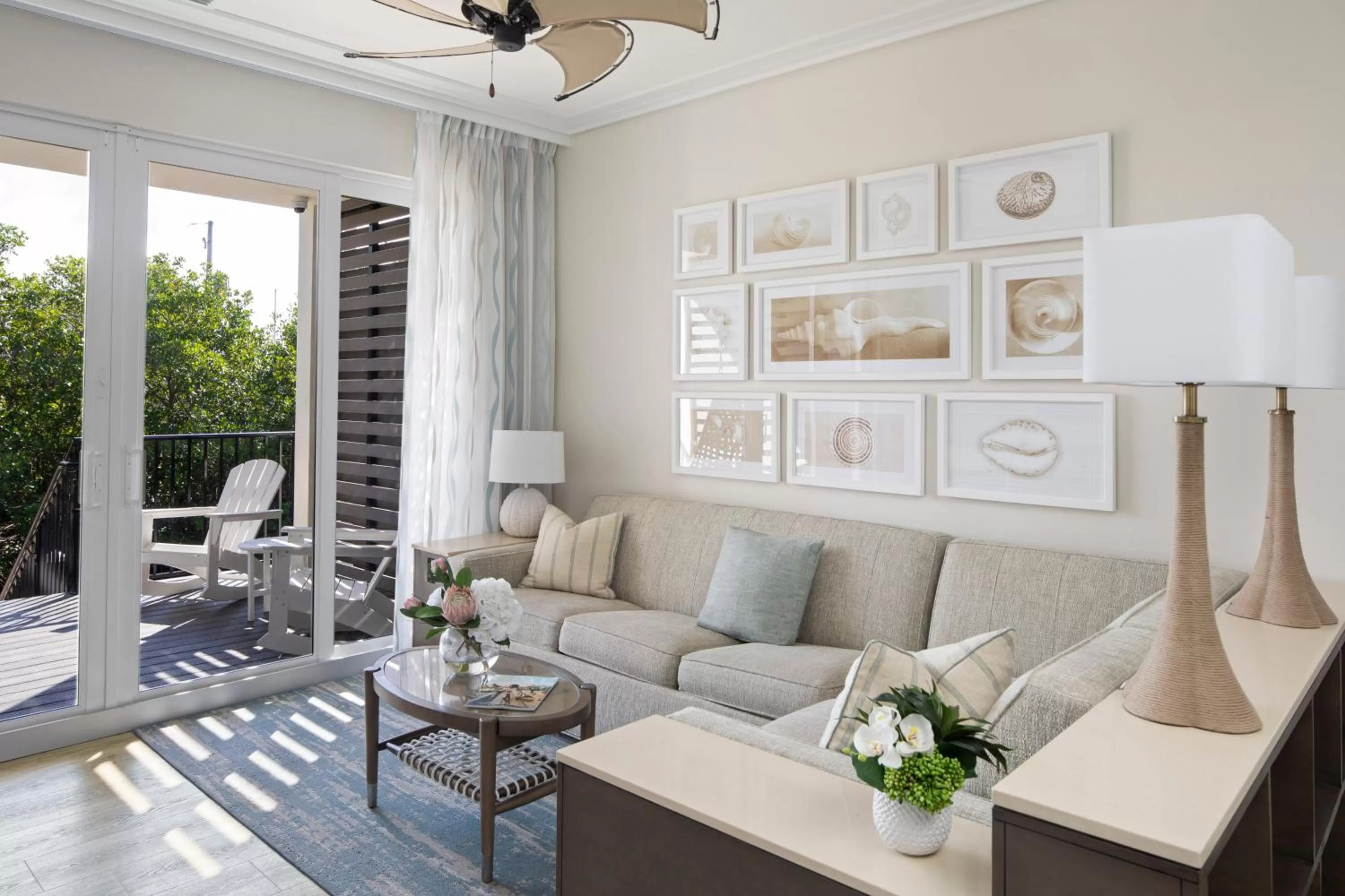 Living room in The Capitana Key West