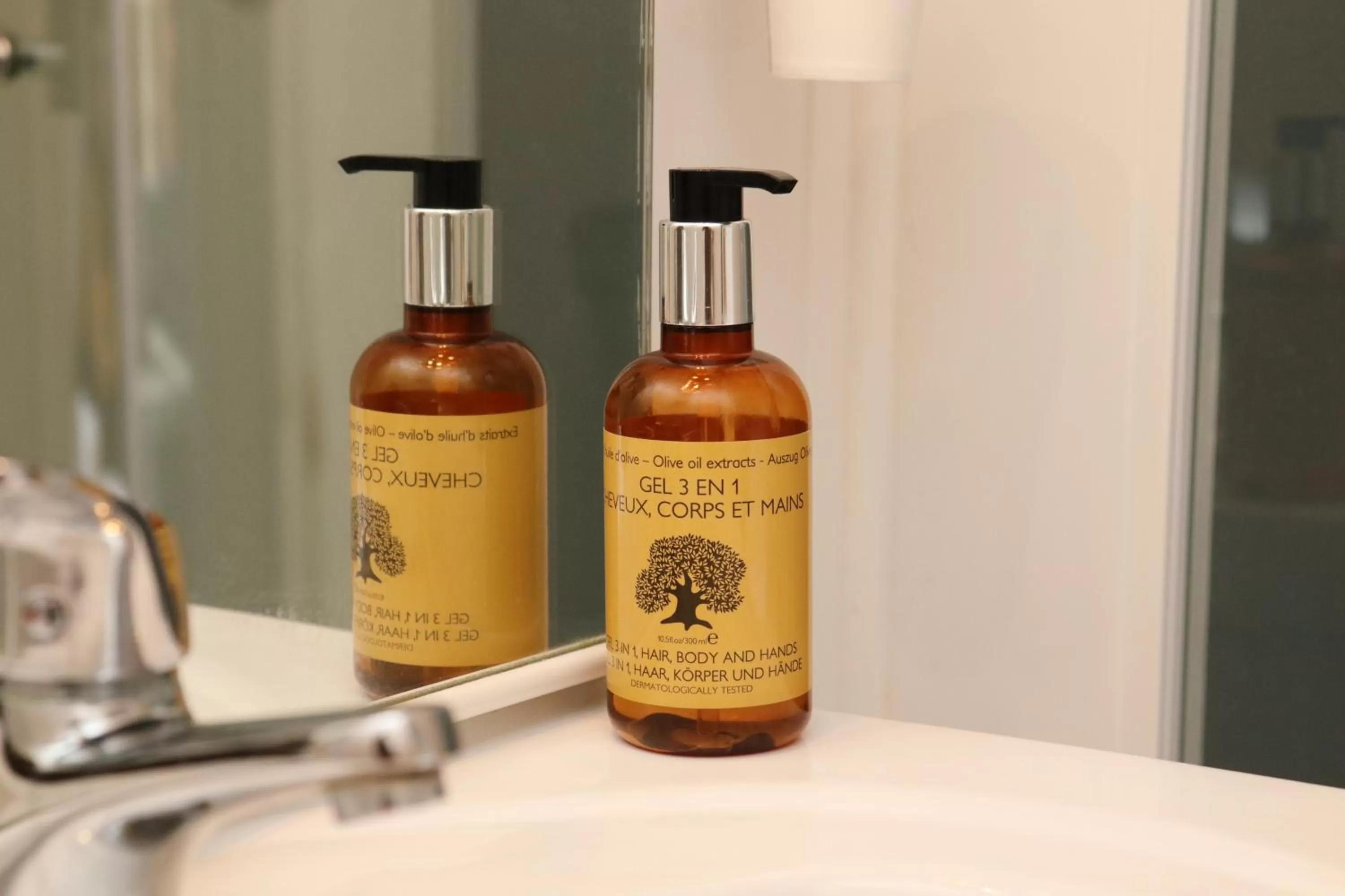 Shower in Hôtel & Restaurant Le Patio VICHY