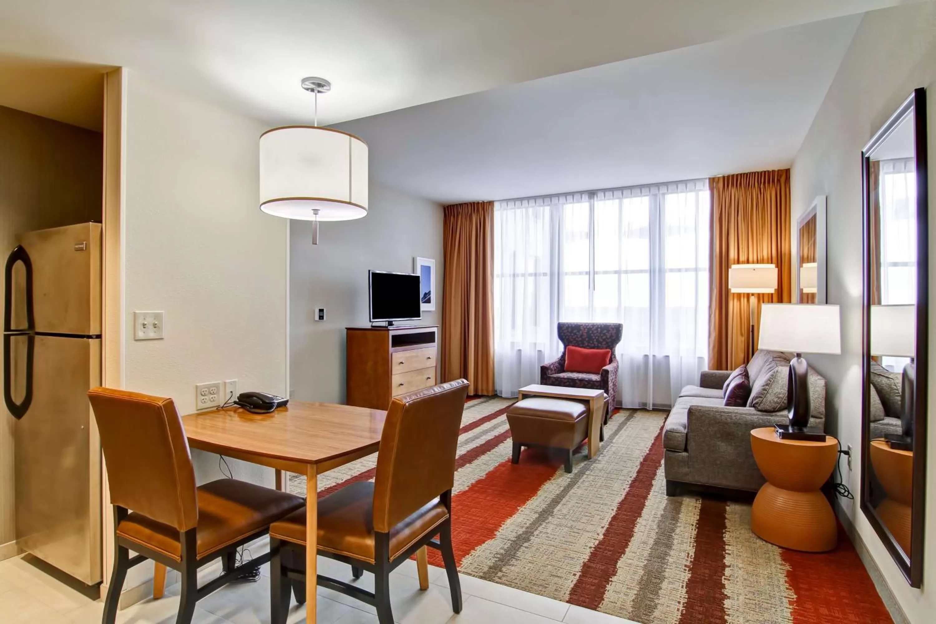 Living room in Homewood Suites by Hilton Cincinnati-Downtown