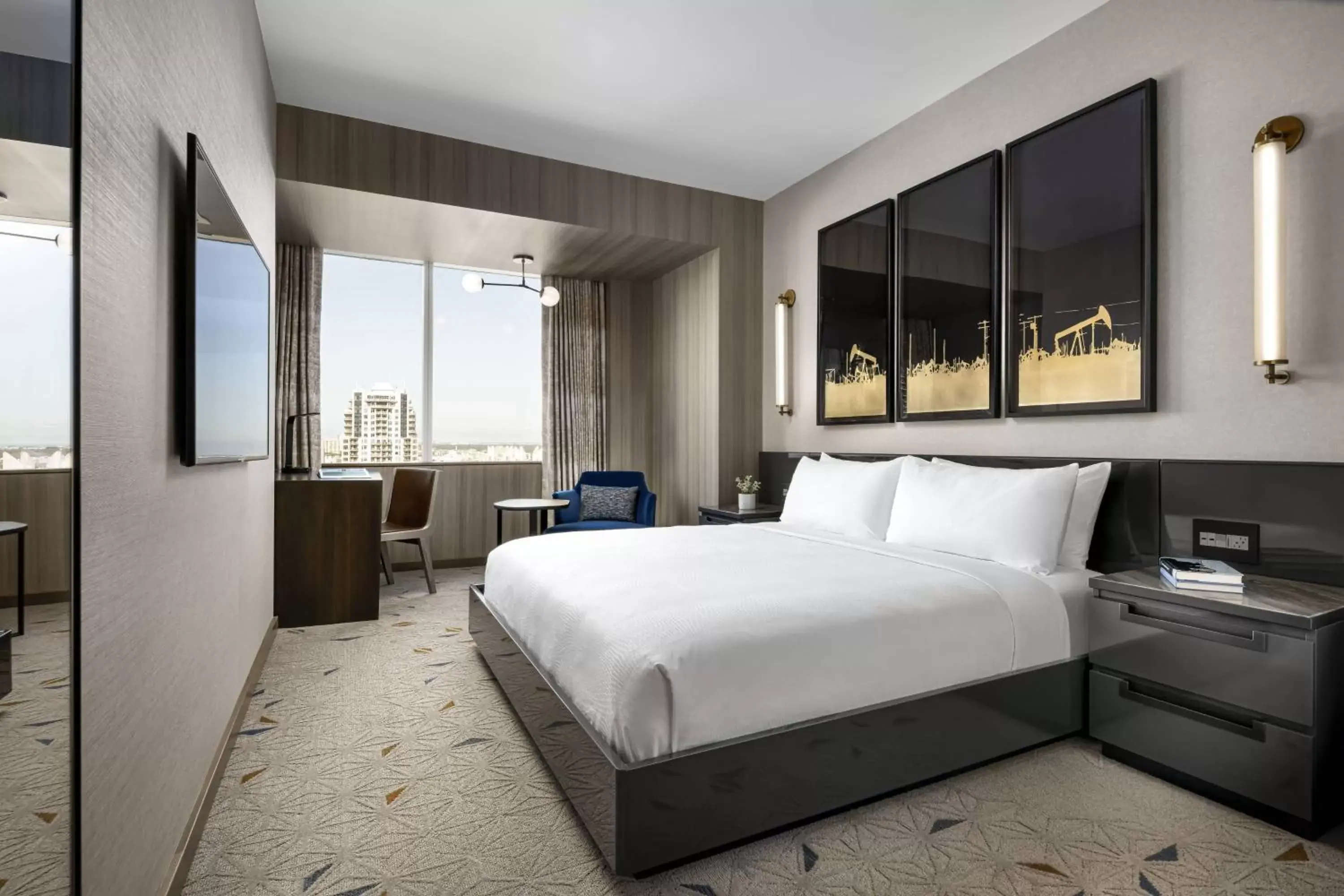 Guest Room, 1 King in JW Marriott Edmonton ICE District Guest Room, 1 King in JW Marriott Edmonton ICE District