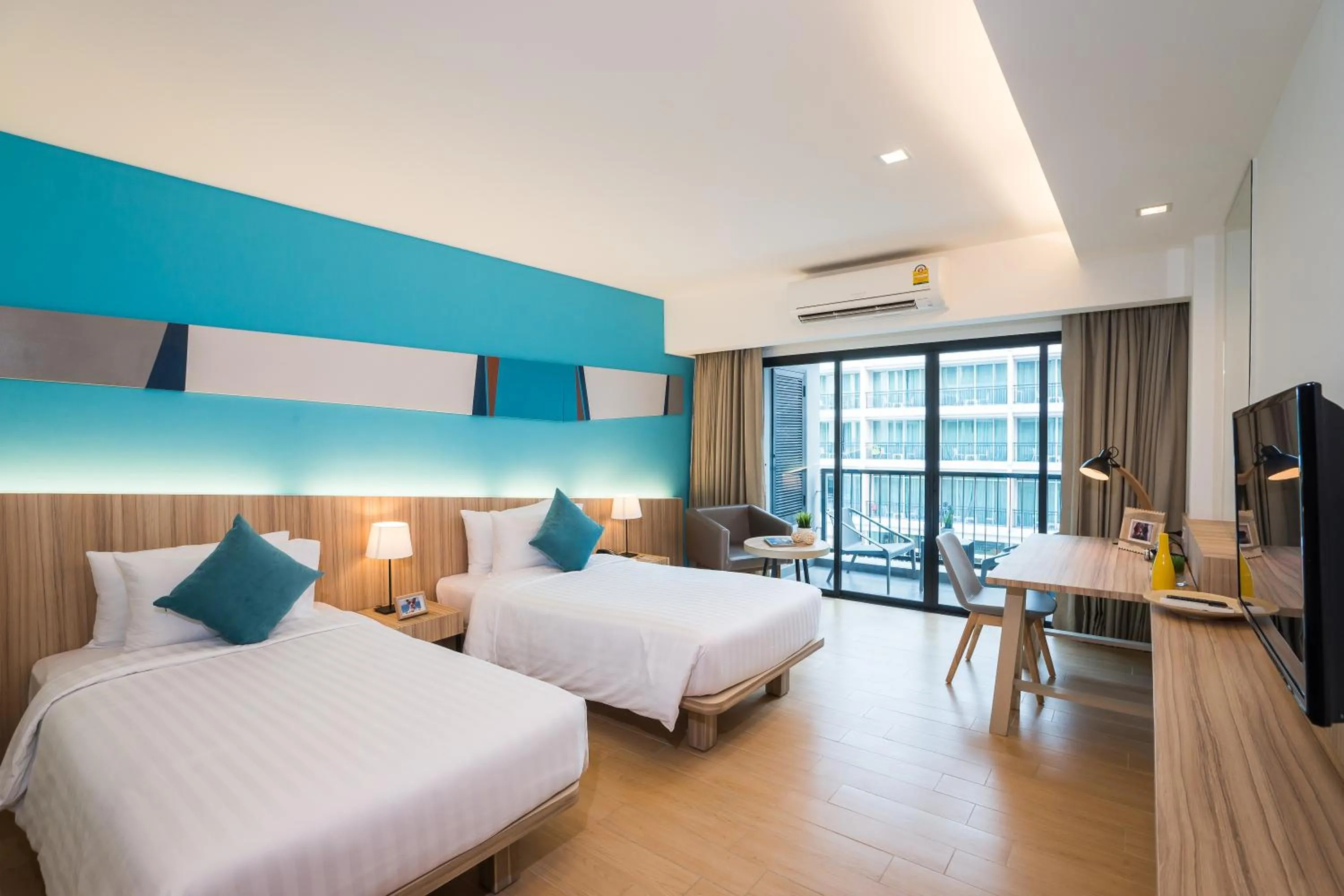 Photo of the whole room, Bed in J Inspired Hotel Pattaya