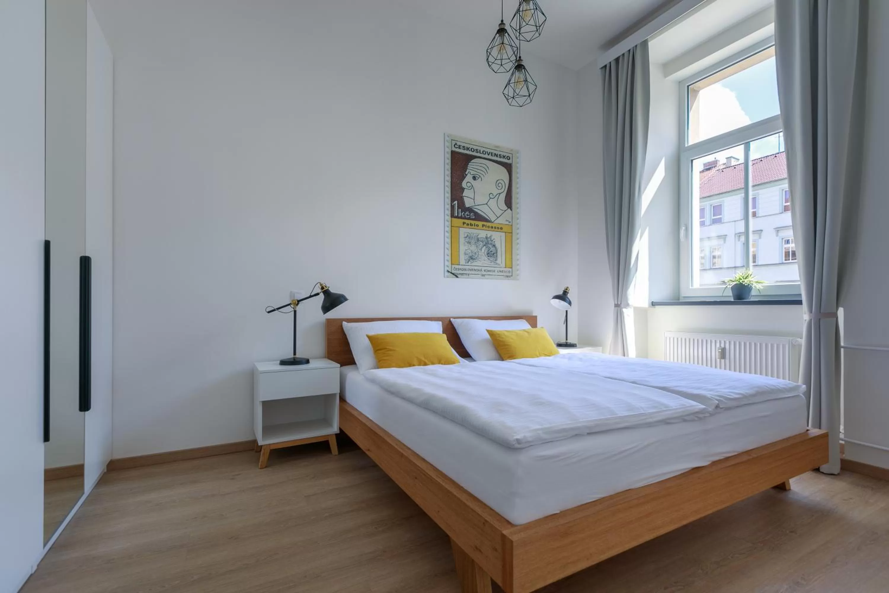 Bedroom, Bed in Avantgarde apartments
