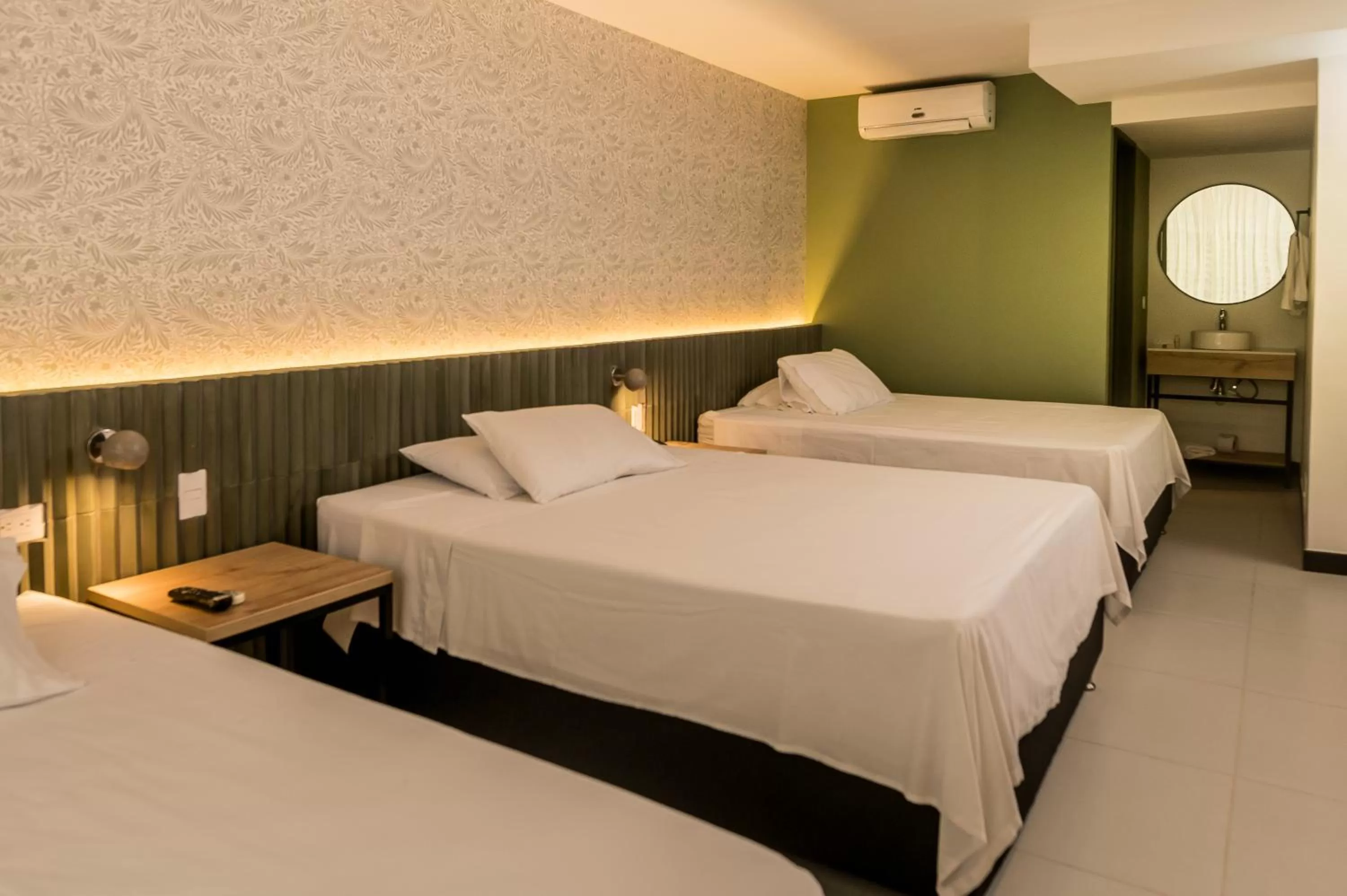 Bed in Hotel Principe