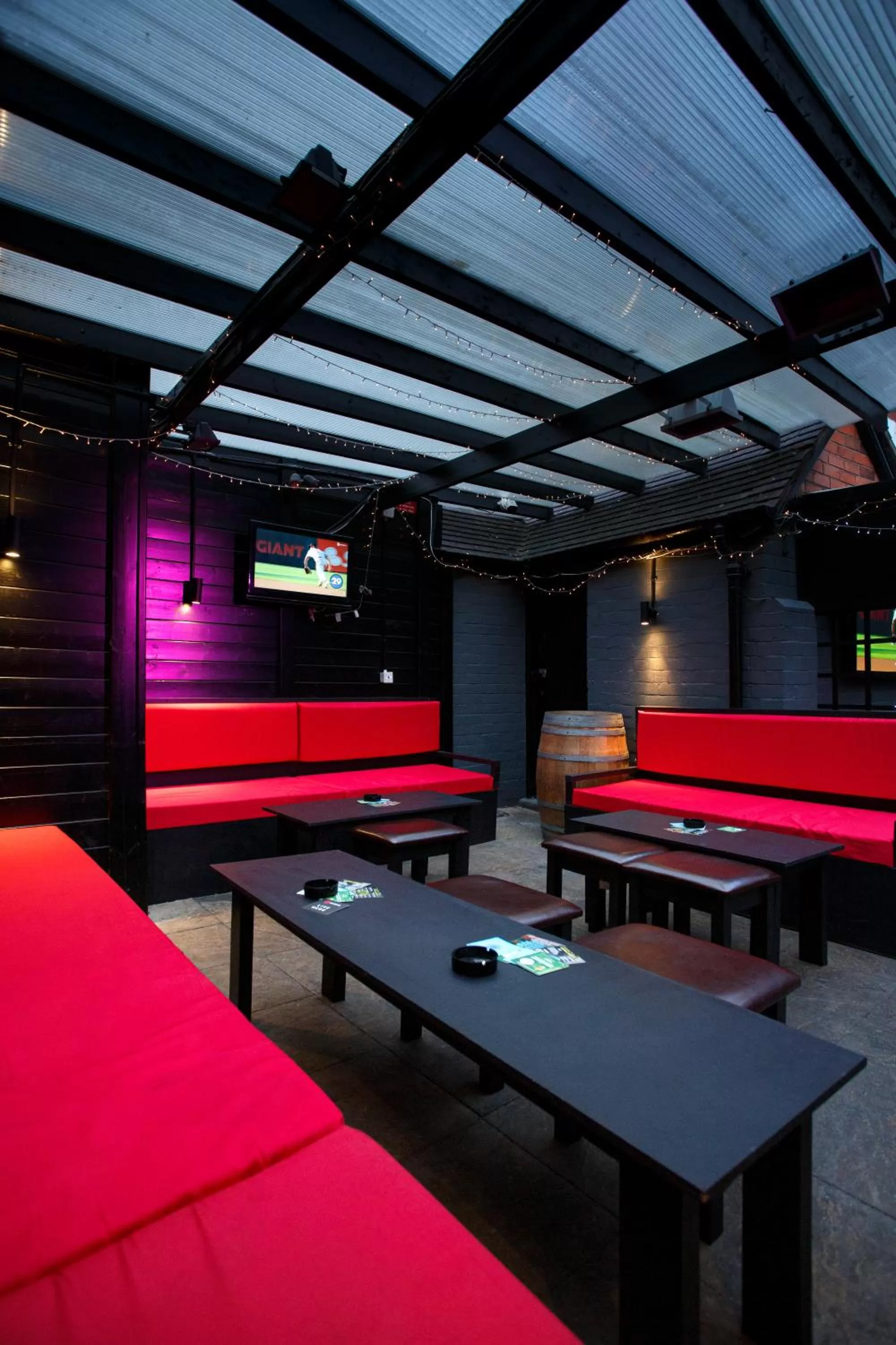 Patio in The Saddle Inn