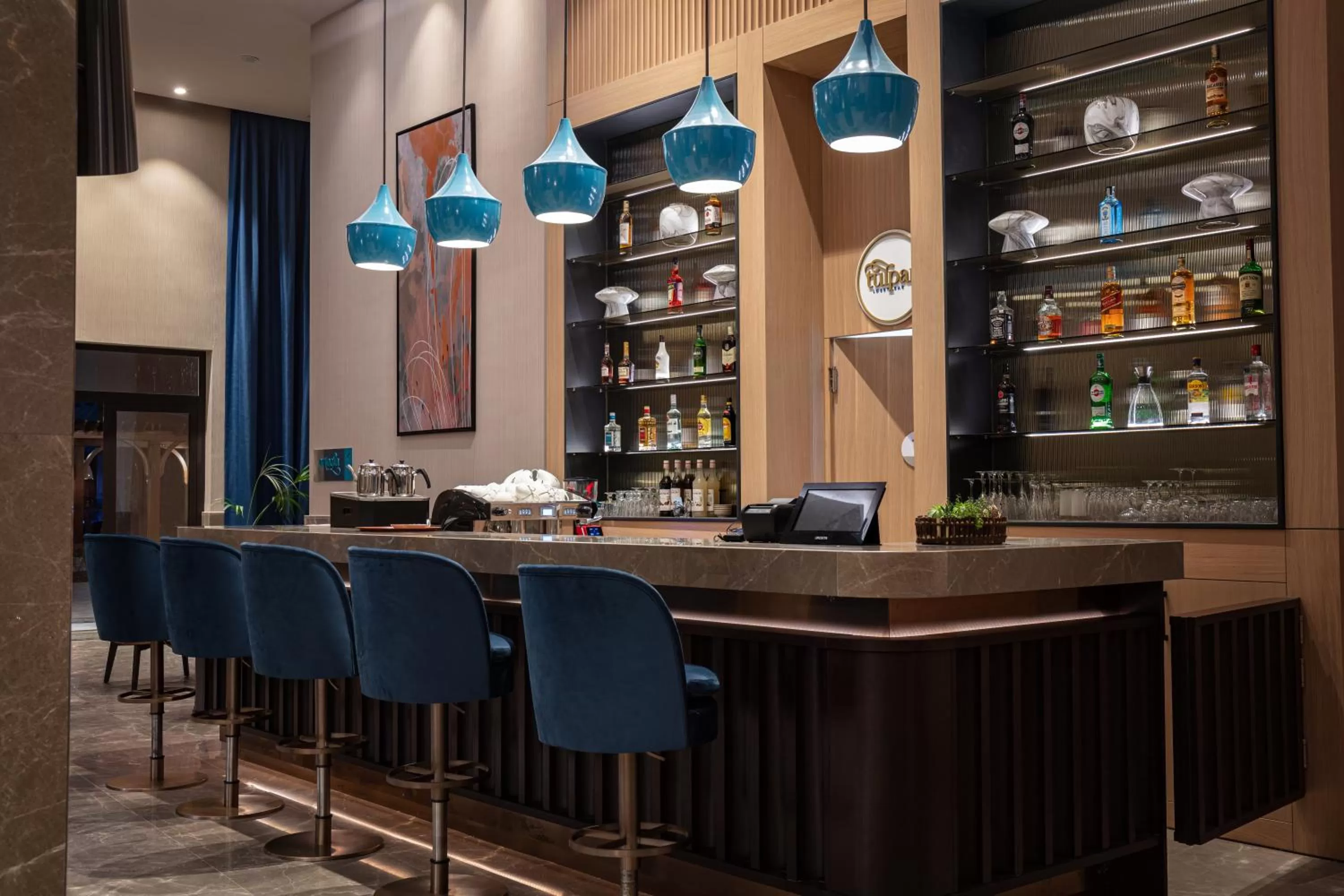 Lobby or reception in KARAVANSARAY Turkistan Harbour Hotel -FLYING THEATRE ACCESS