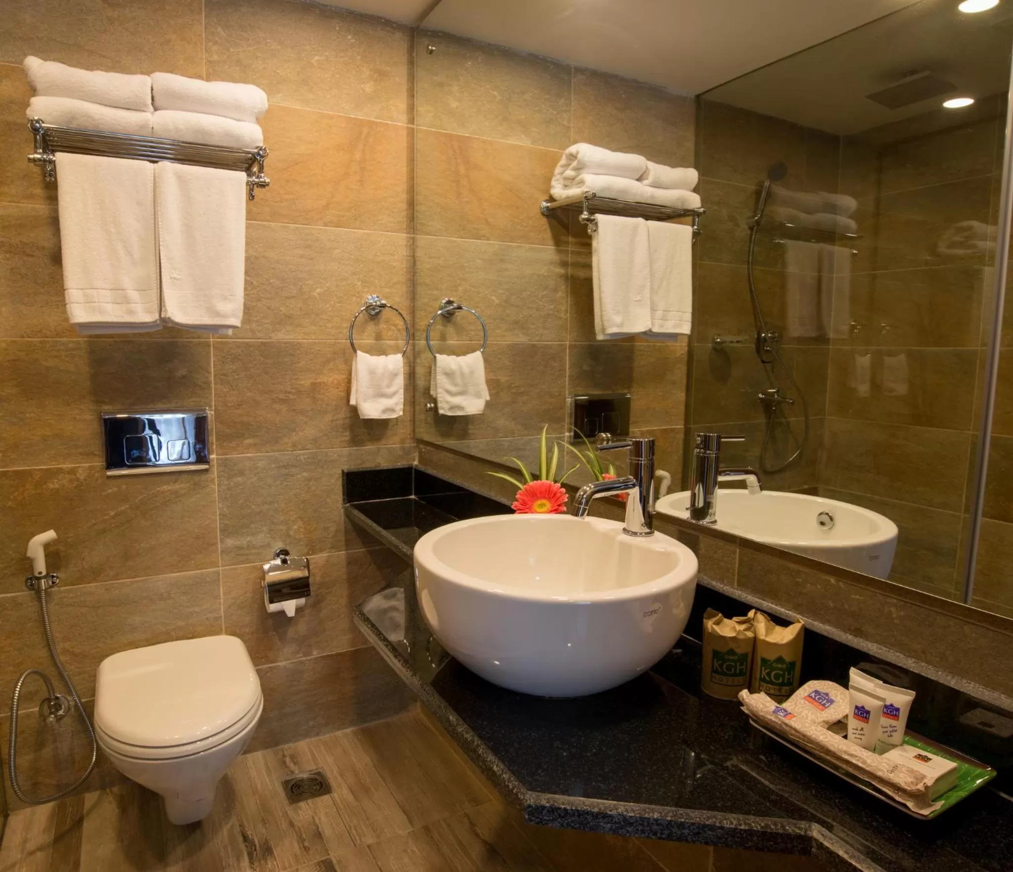 Bathroom in Park Village Resort by KGH Group