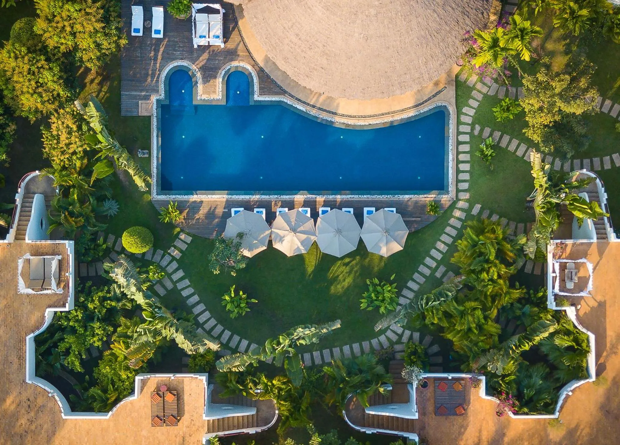 Garden view in Navutu Dreams Resort & Wellness Retreat