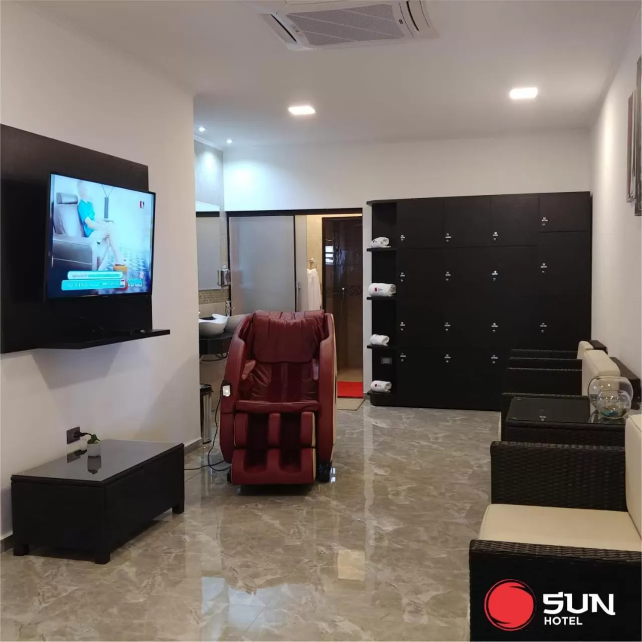 Living room in Hotel Sun