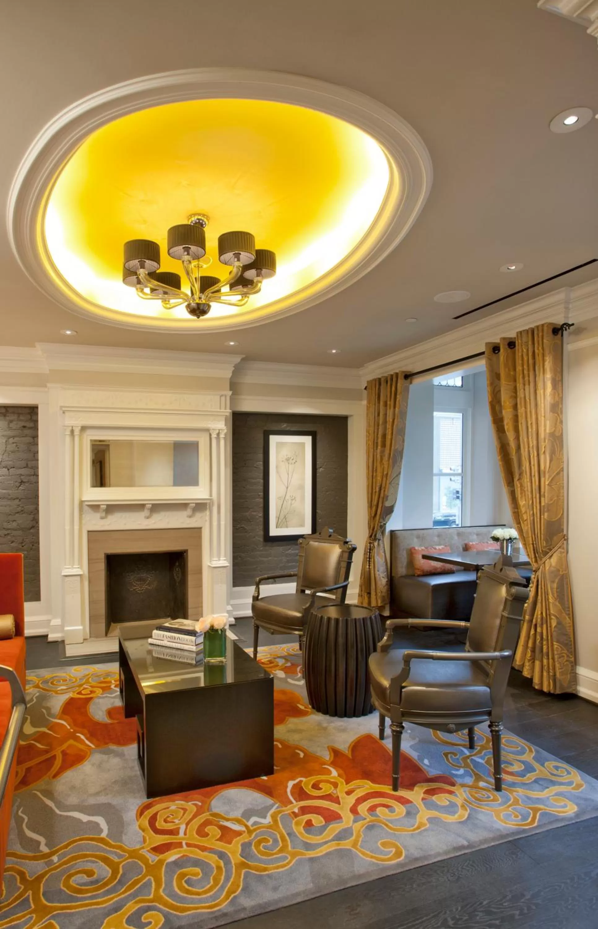 Seating area in Morrison Clark Inn Washington DC Convention Center