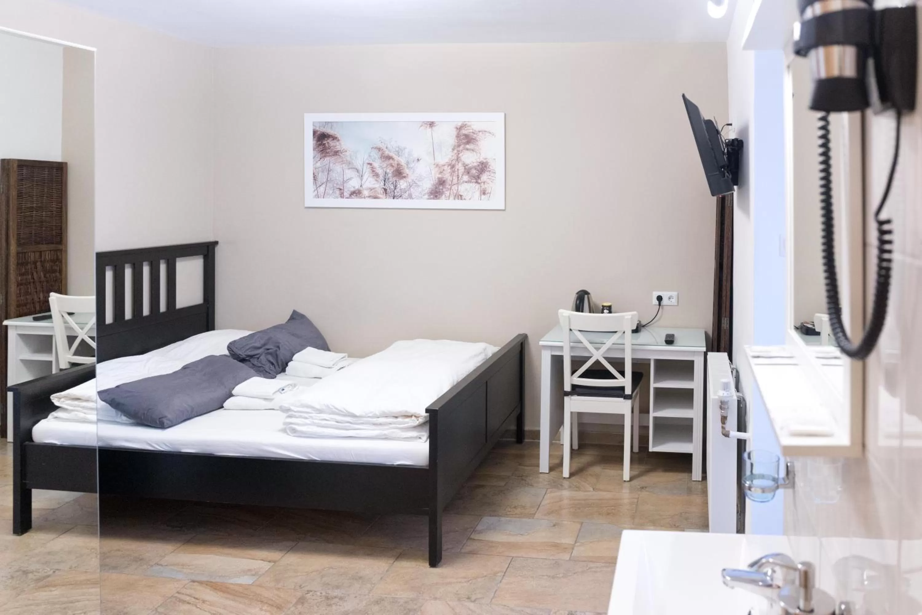 Bed in Hotel Frankenthaler Hof