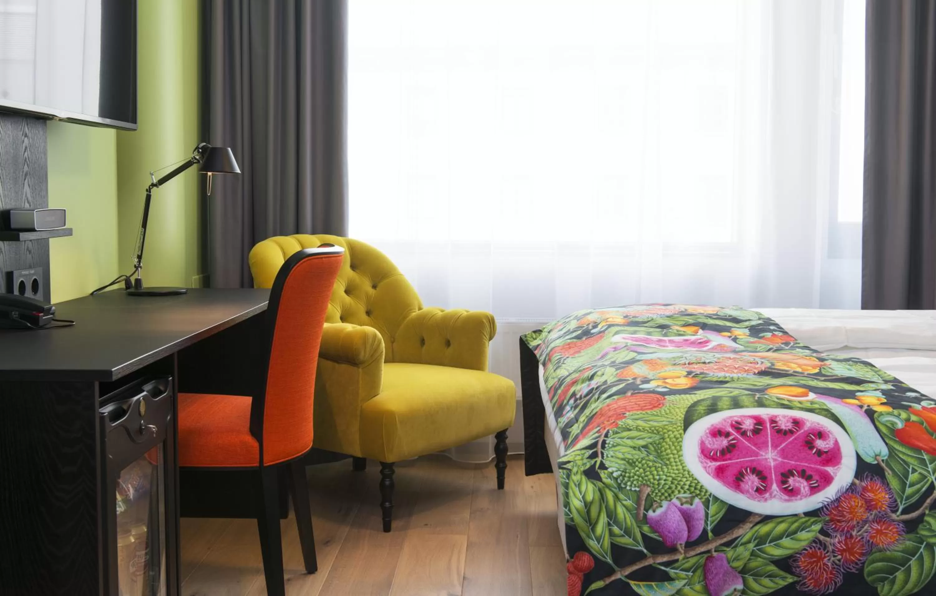 Decorative detail, Bed in Thon Hotel Vika Atrium