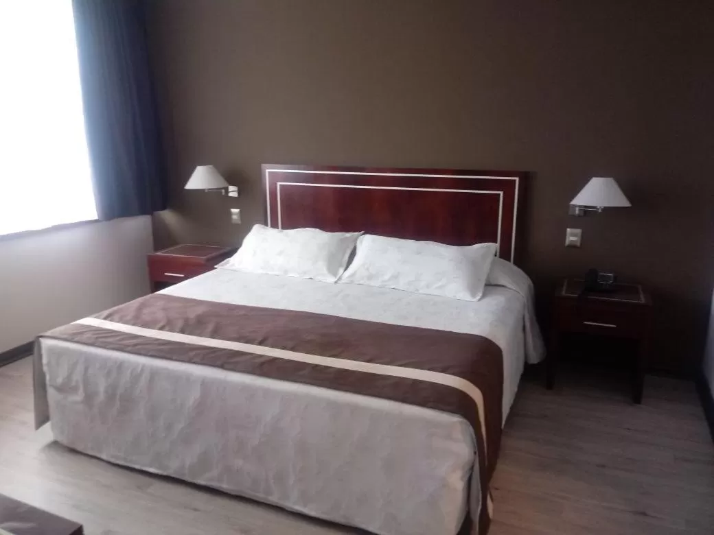 Bed in Hotel El Araucano