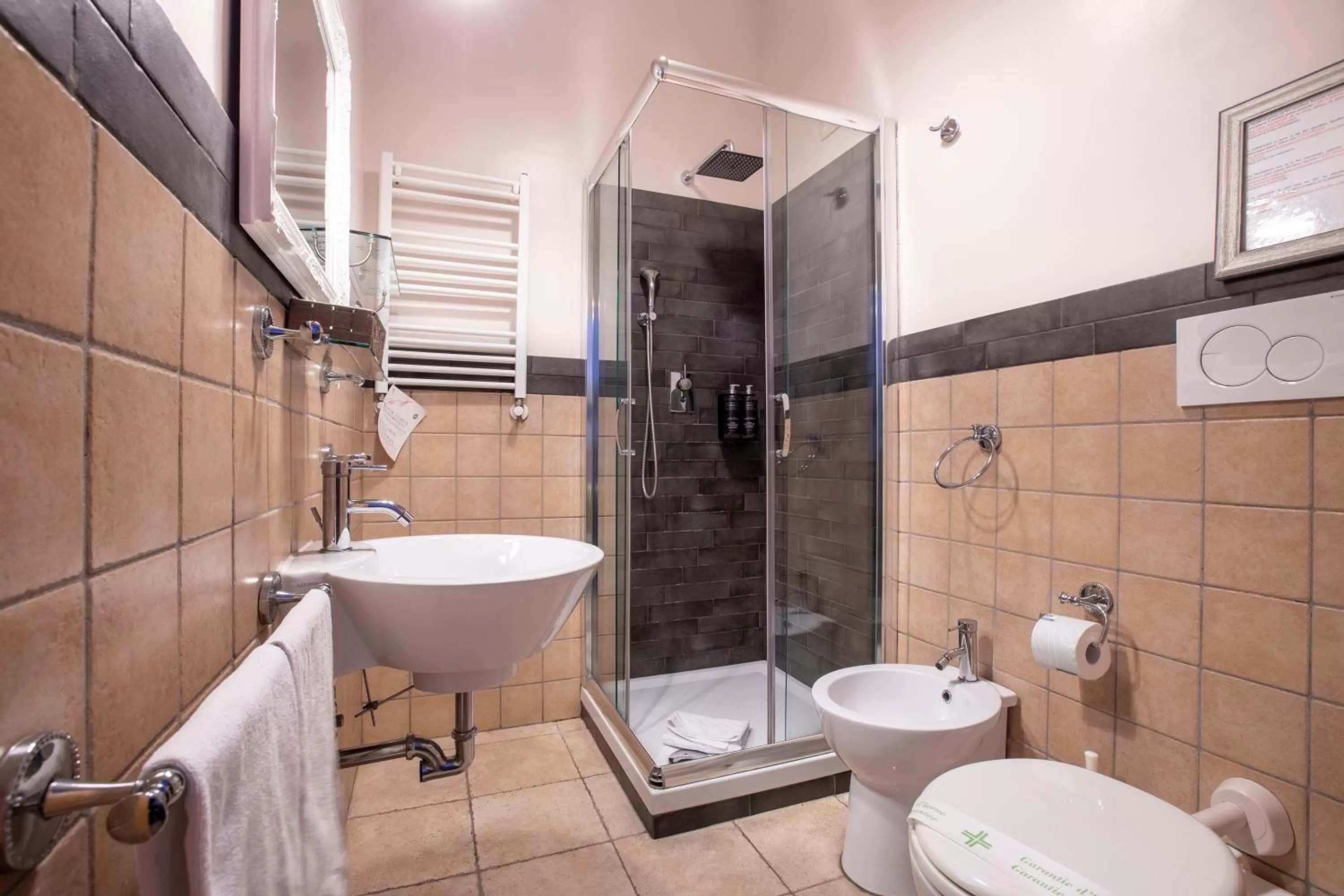 Shower in Suites Trastevere