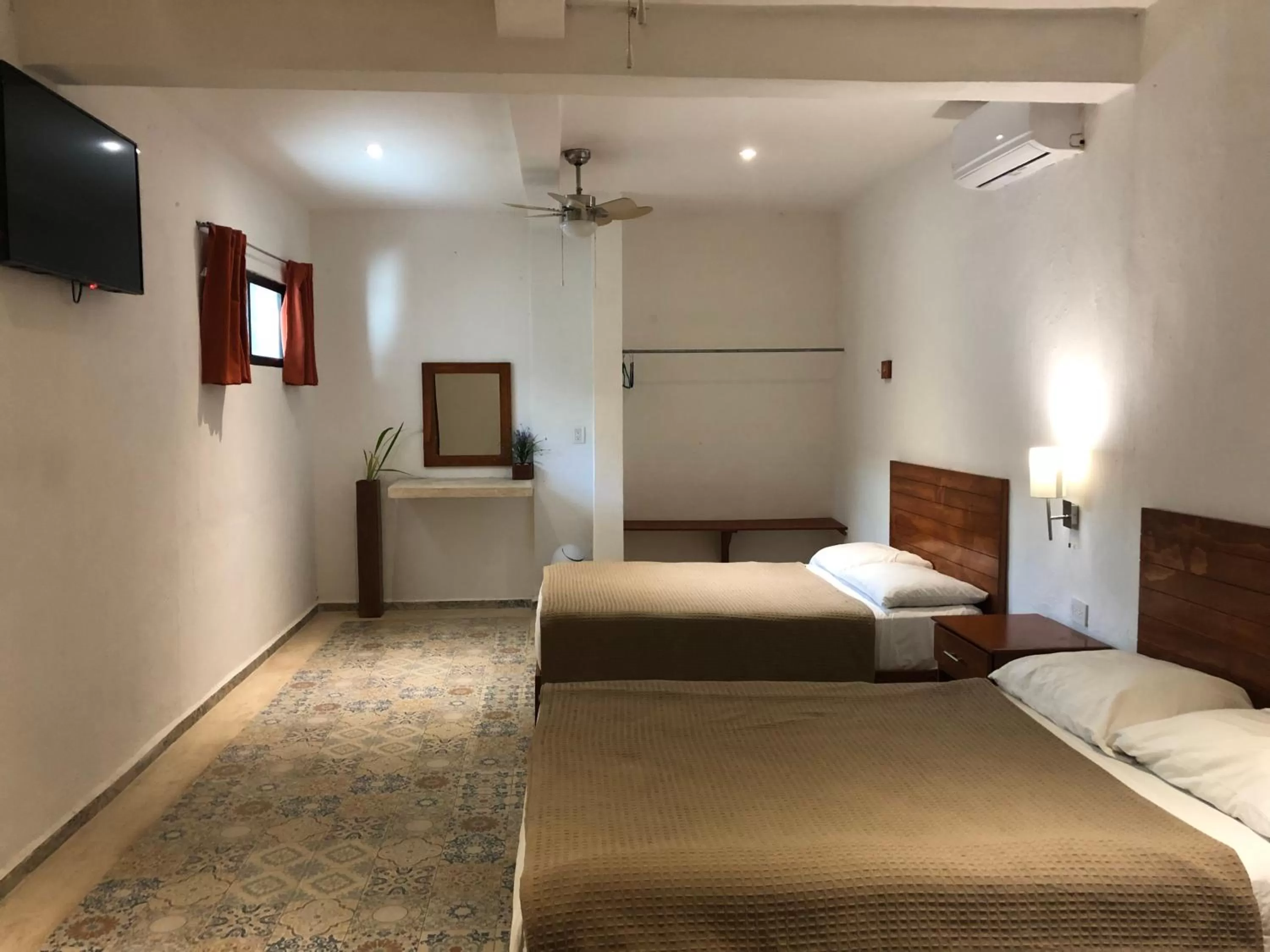 Bed in Hotel Casa Bamboo