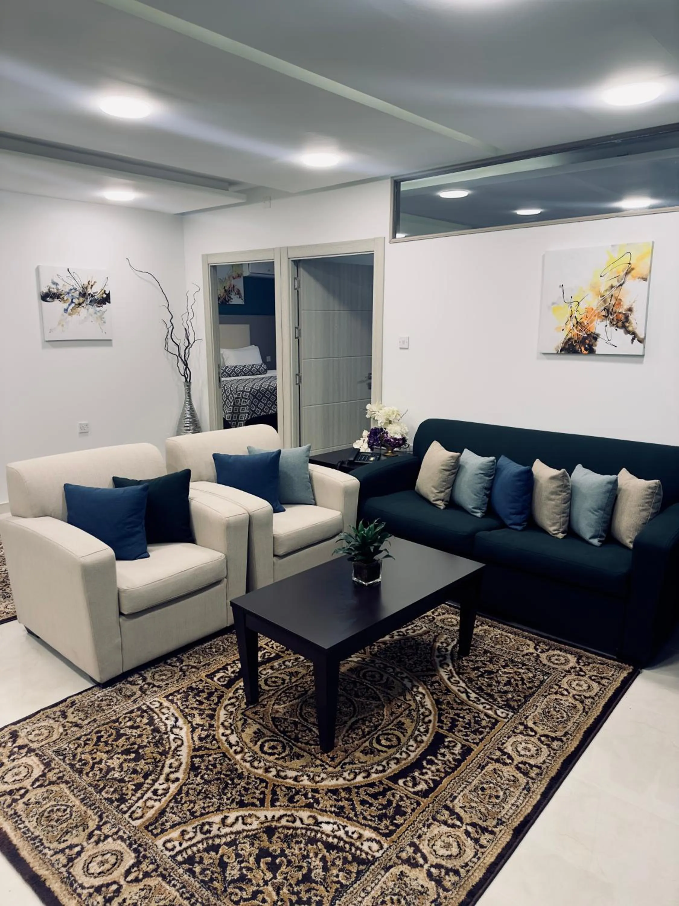 Living room in Olive Tree Amman