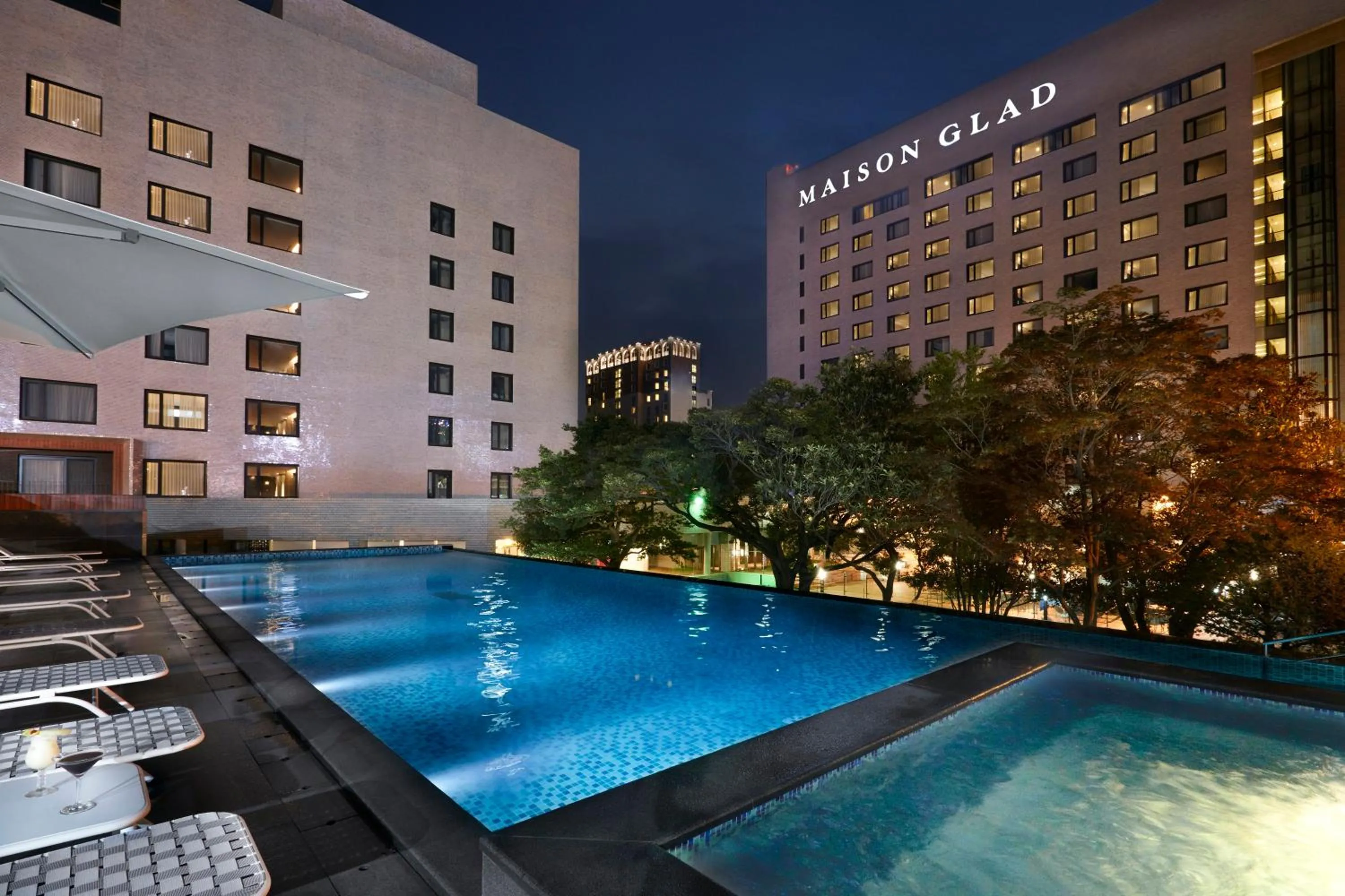 Swimming pool in Maison Glad Jeju