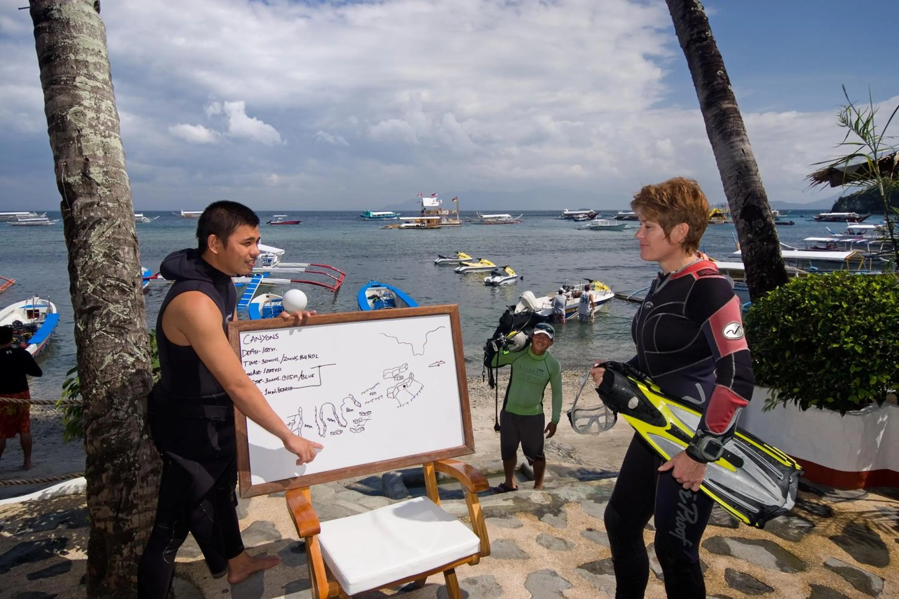 Staff in Atlantis Dive Resort Puerto Galera