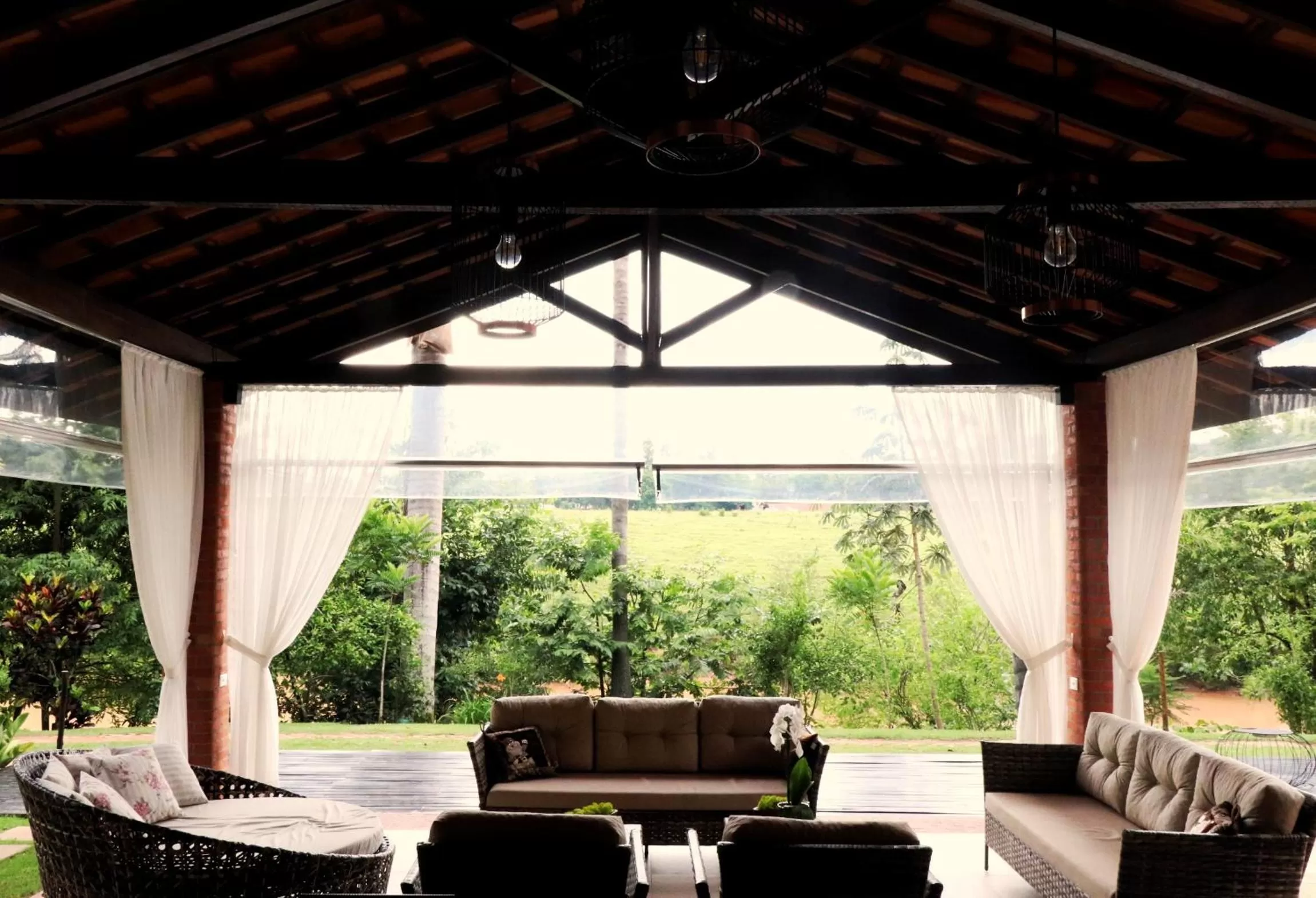 Property building, Seating Area in Pousada Santa Thereza