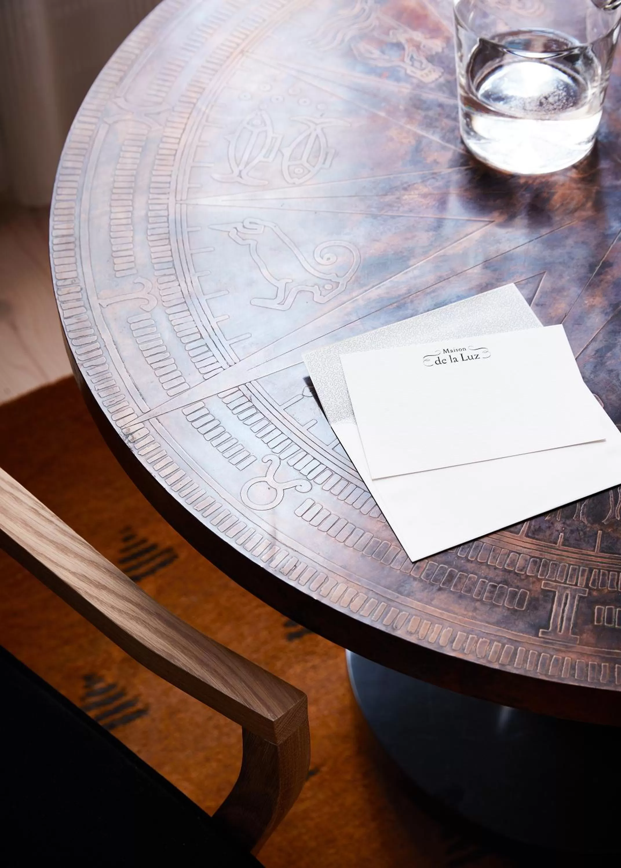 Decorative detail in Maison de la Luz