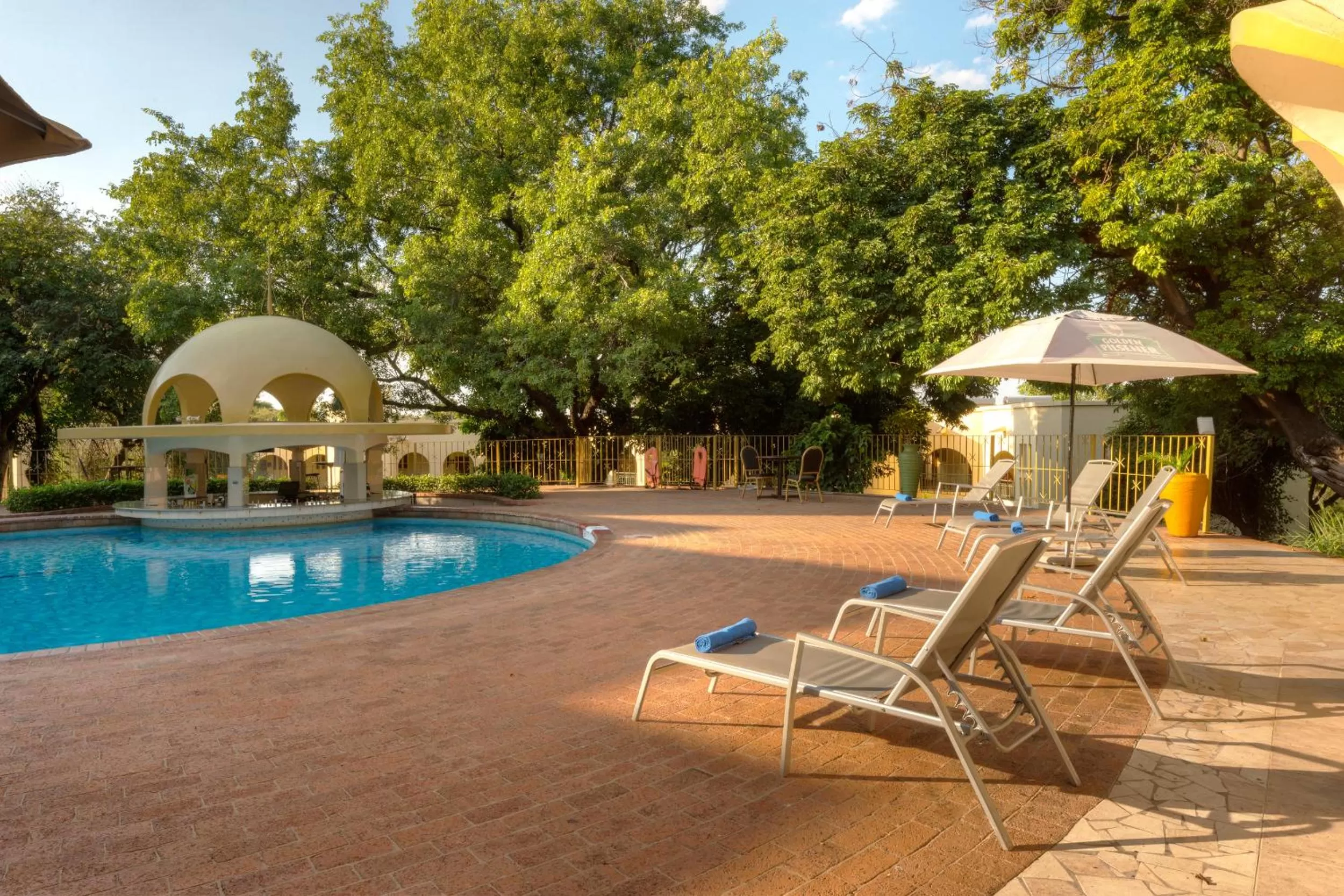 Swimming pool in Victoria Falls Rainbow Hotel