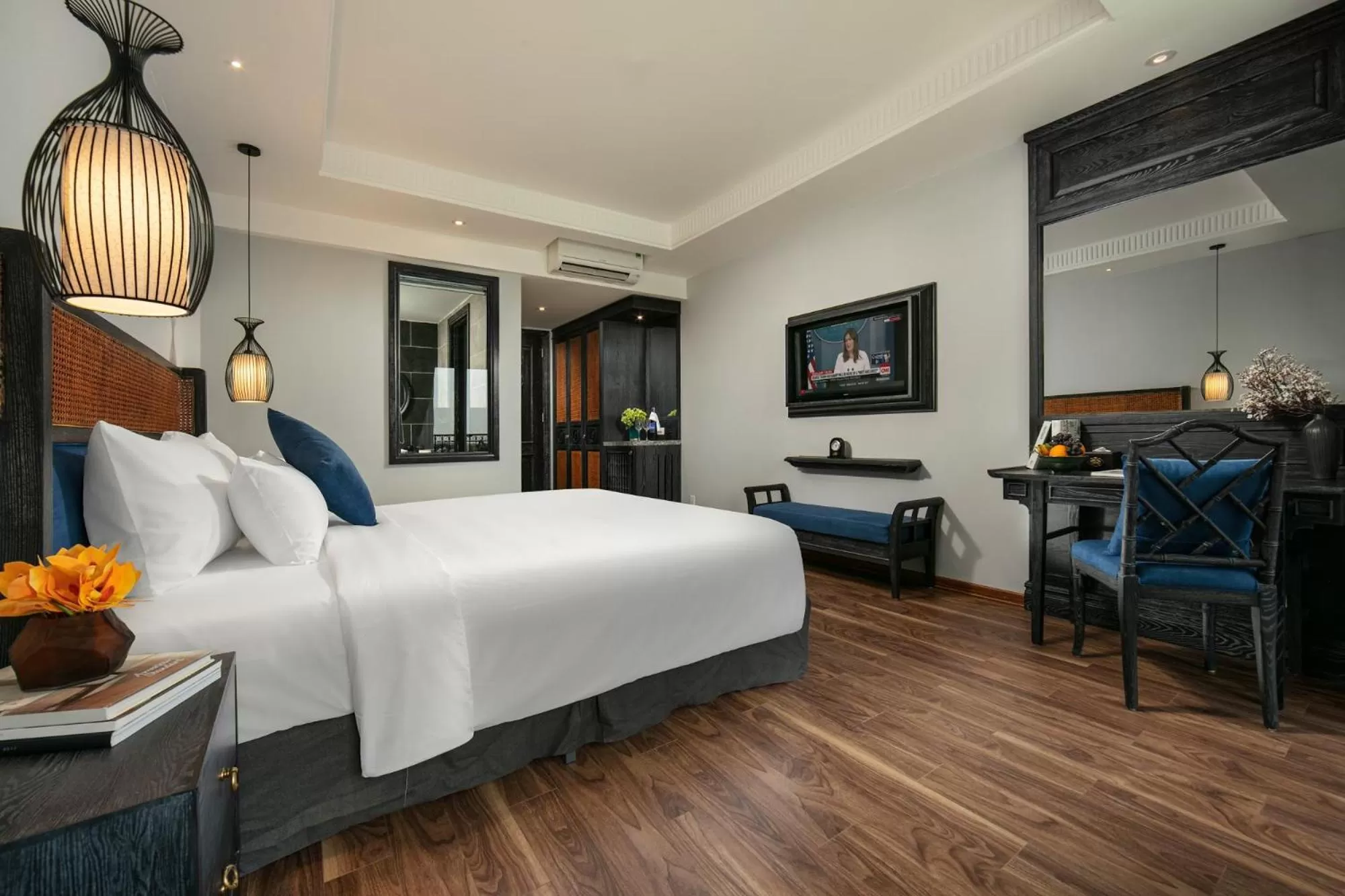 Bedroom, Bed in Shining Riverside Hoi An Boutique & Spa