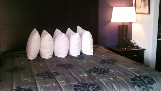 Bed in Studio 6-Beeville, TX