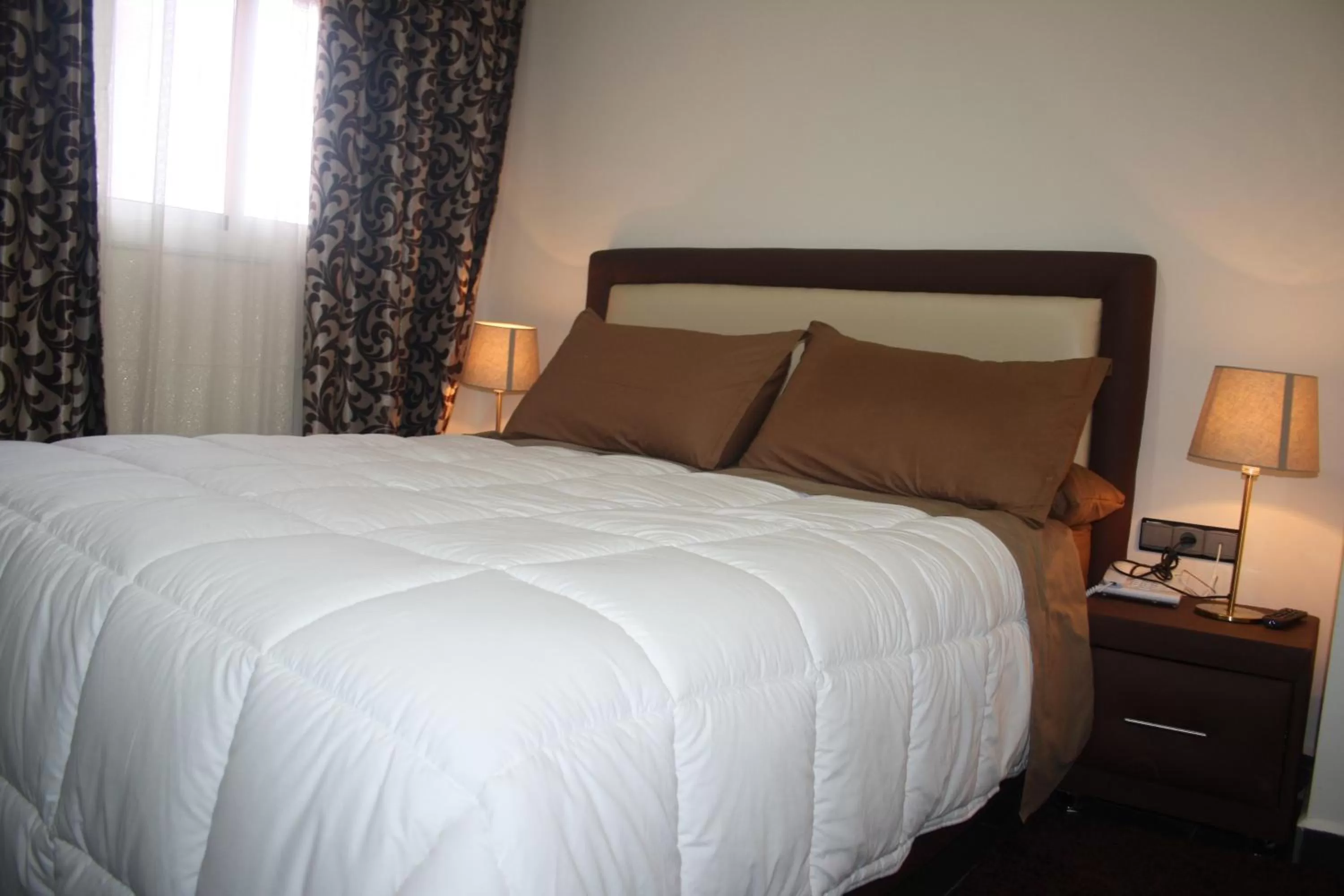 Bed in Hotel Salime Al Khozama