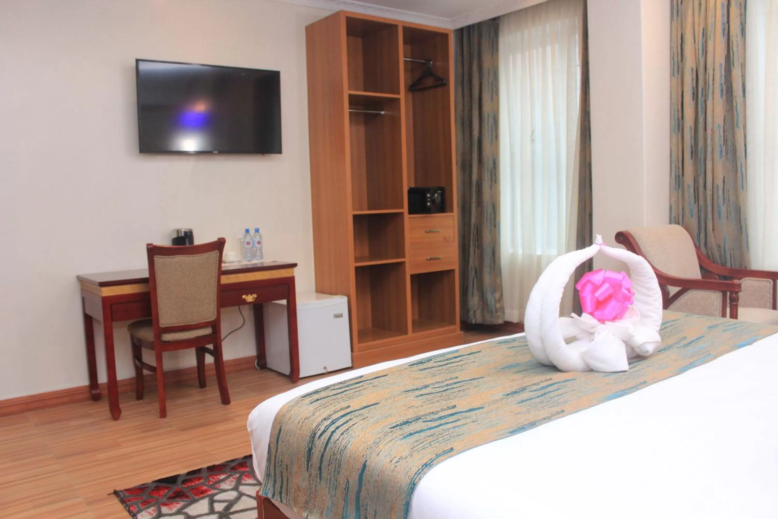 Bed in Vickmark Hotel