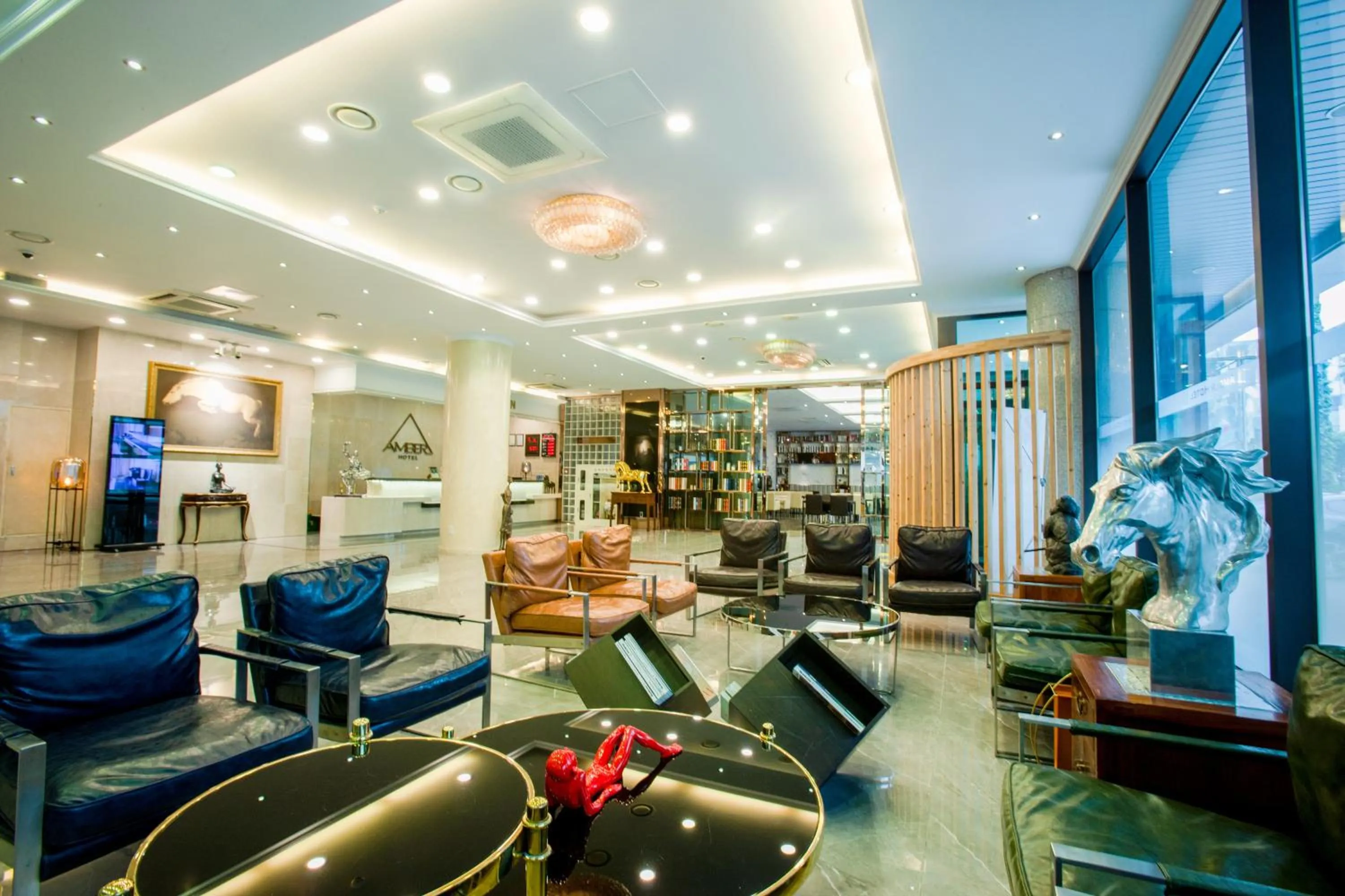 Lobby or reception in Amber Hotel Jeju