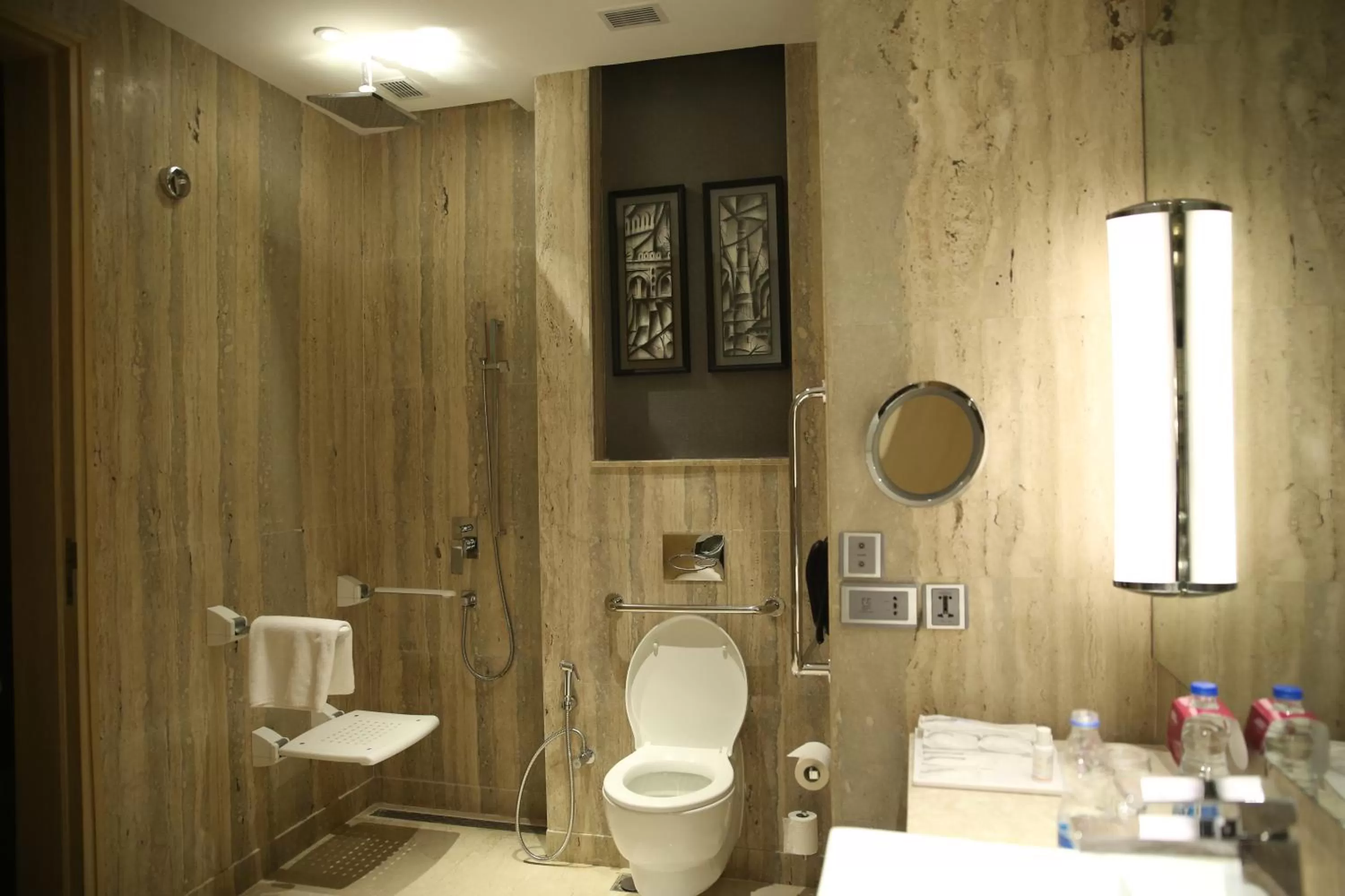 Toilet in Crowne Plaza Greater Noida by IHG