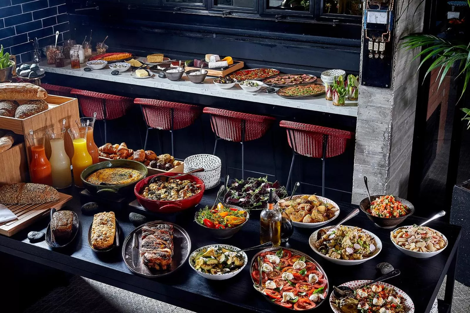 Buffet breakfast in Fabric Hotel - an Atlas Boutique Hotel