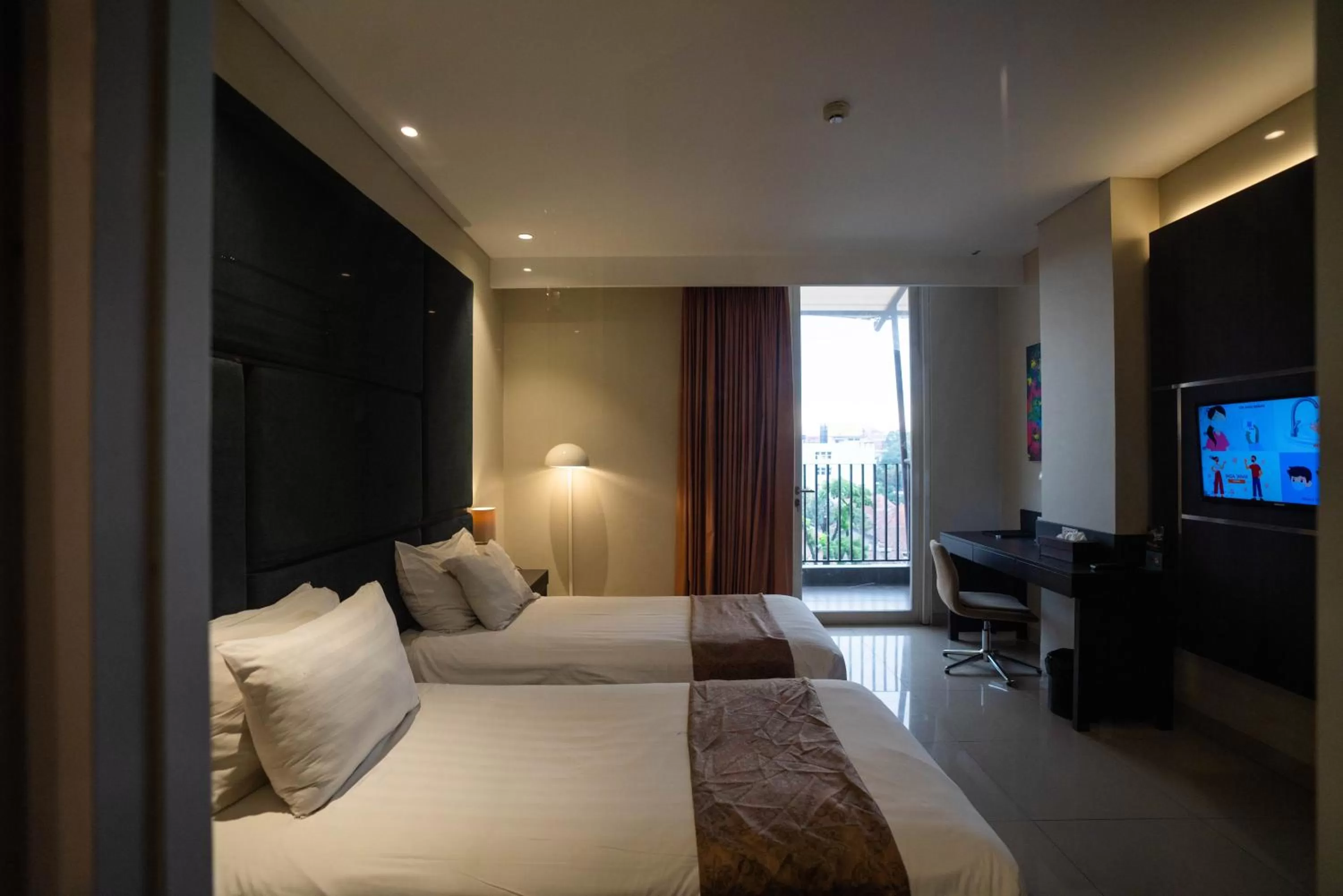 Bed in Grandia Hotel