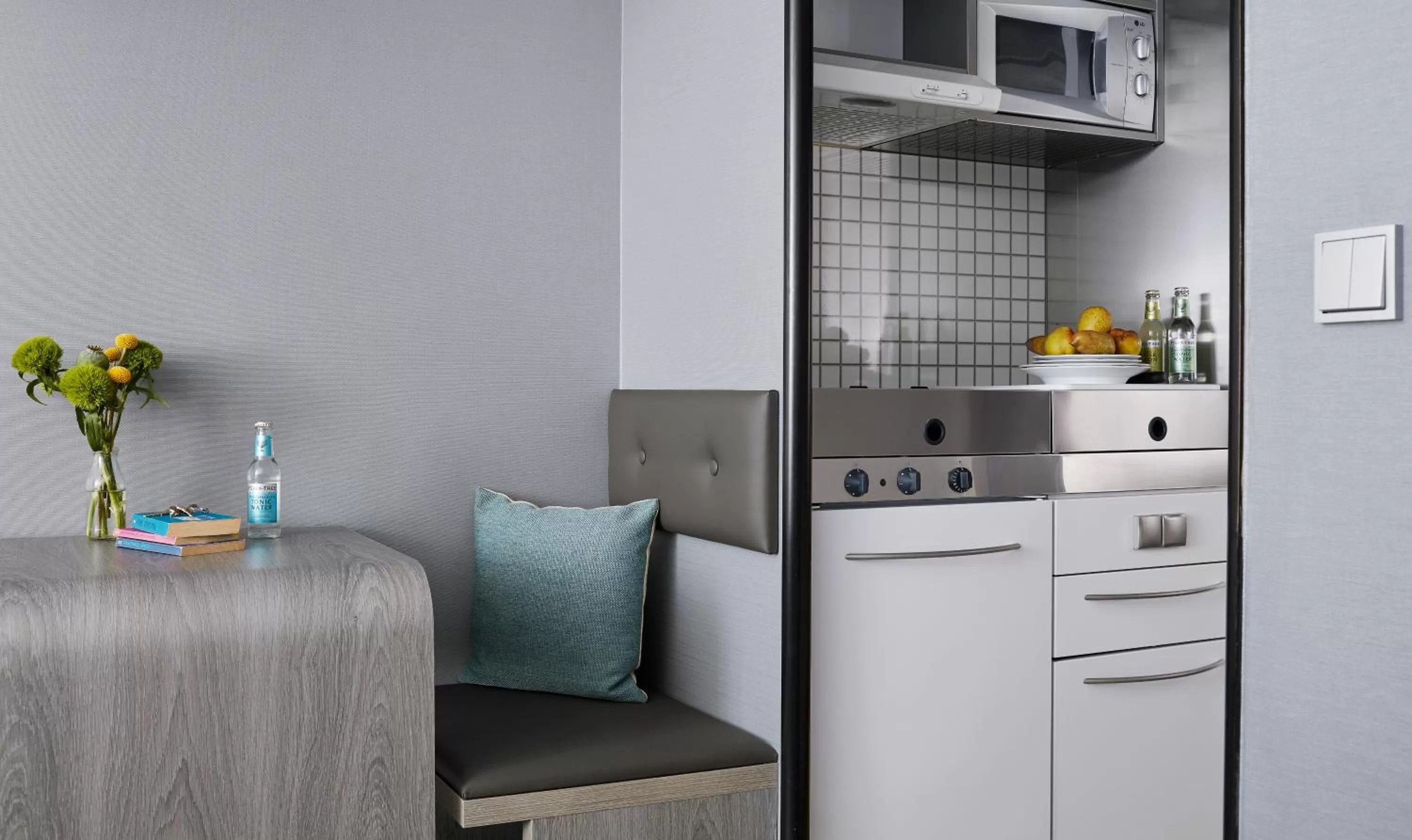 Kitchen or kitchenette in Living Hotel am Deutschen Museum