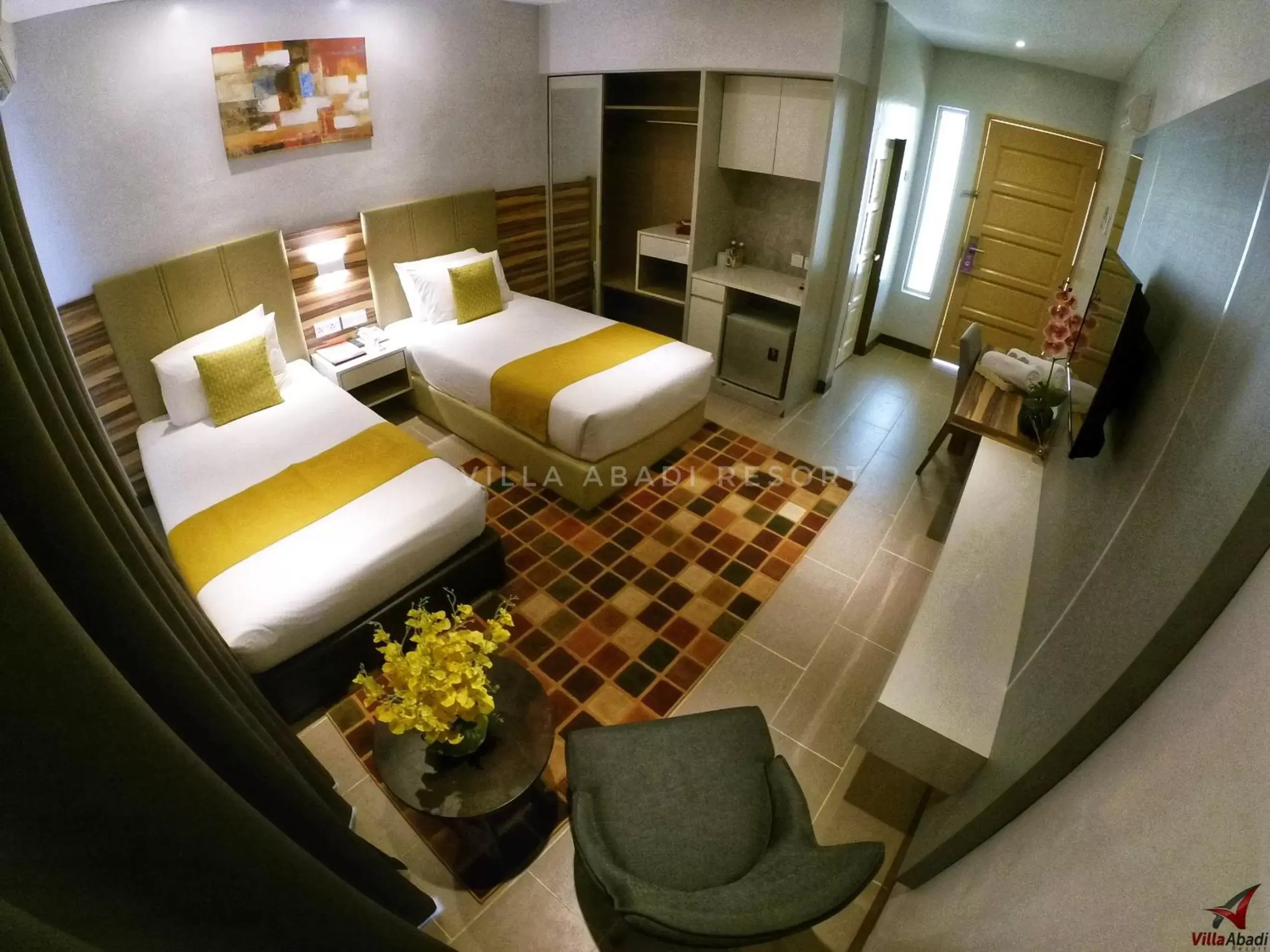 Standard Twin Room in Villa Abadi Resort Standard Twin Room in Villa Abadi Resort