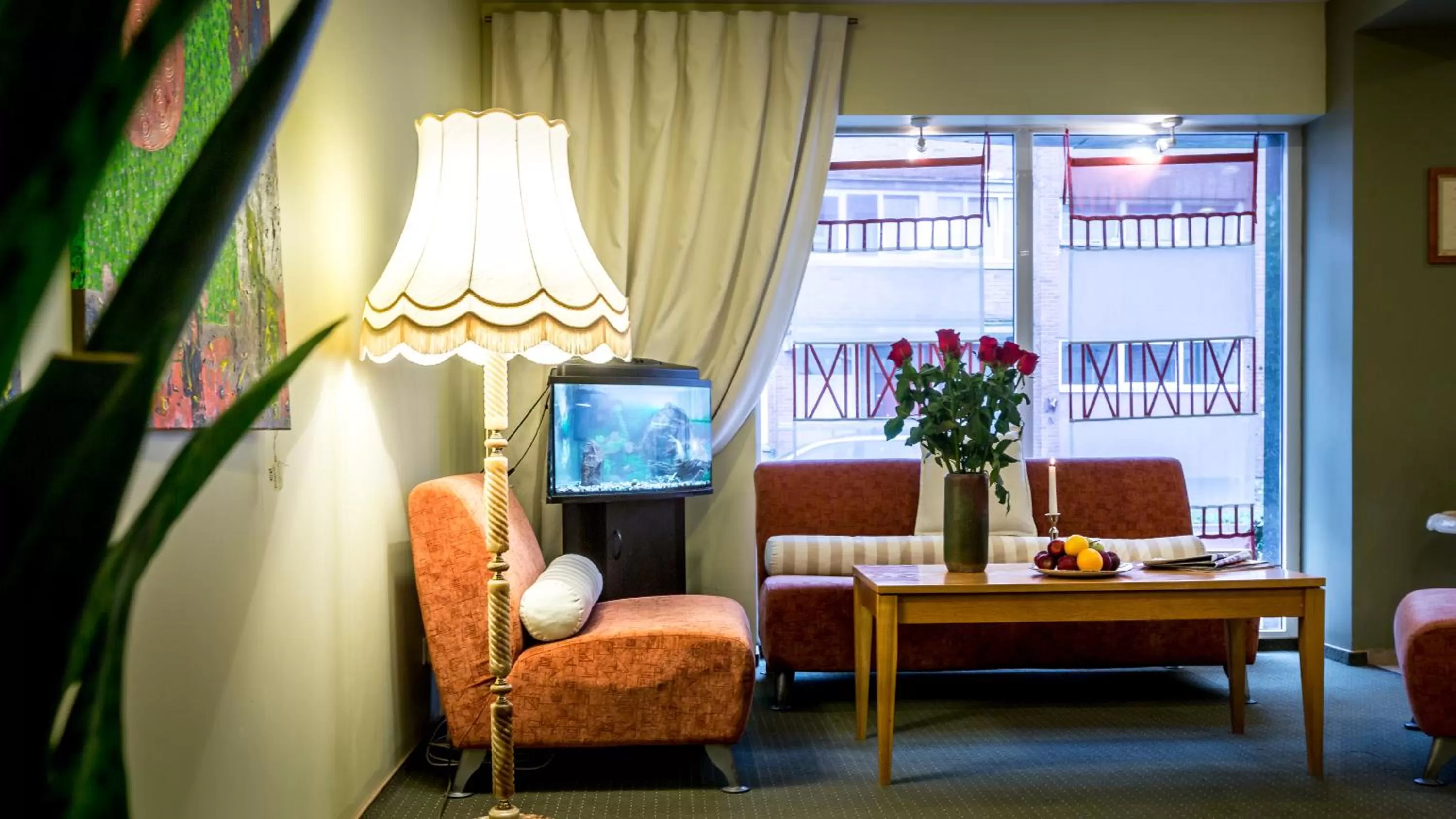 Lobby or reception in ARIBĖ Hotel Klaipėda, Free parking