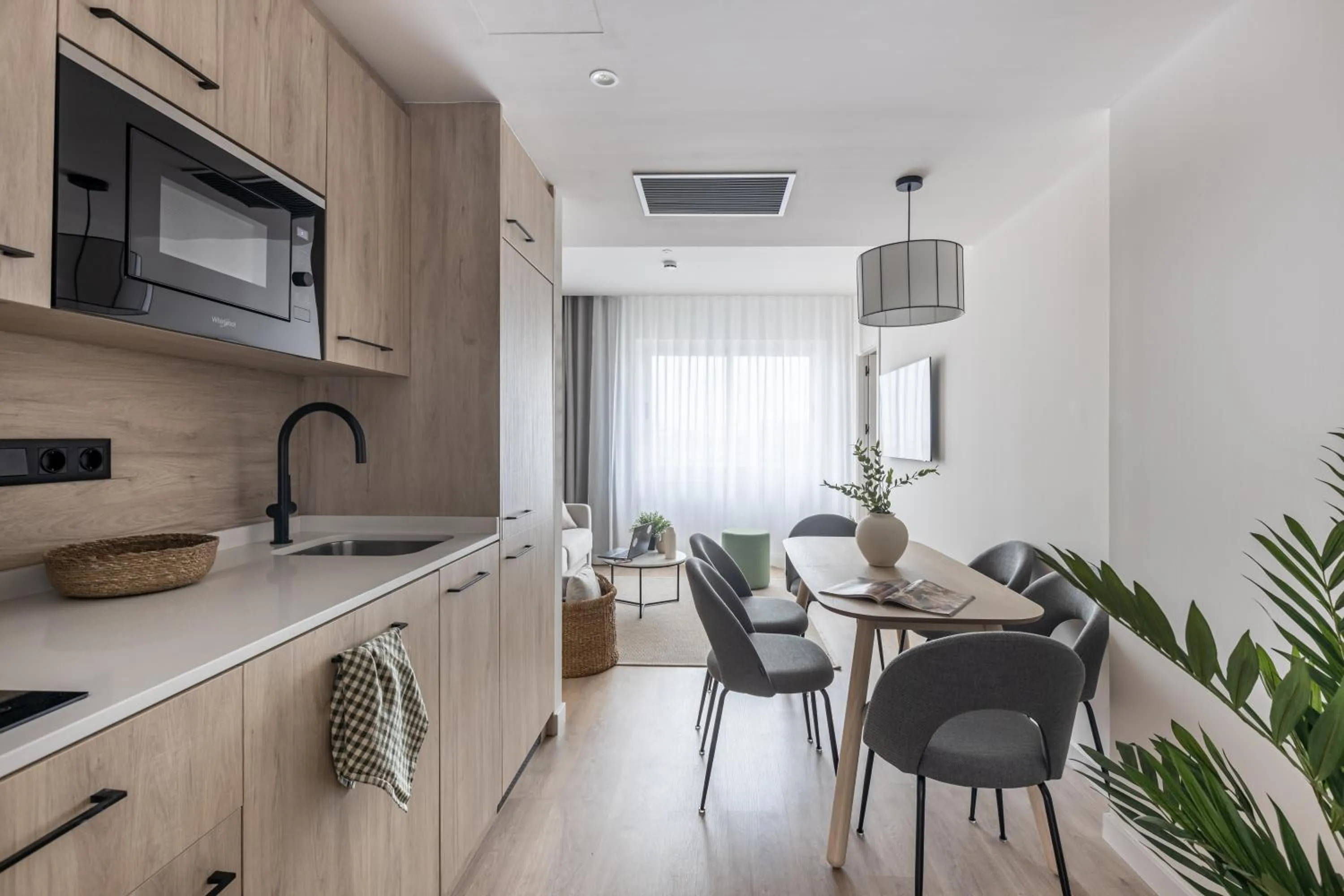 Kitchen or kitchenette in Líbere Madrid Chamberí