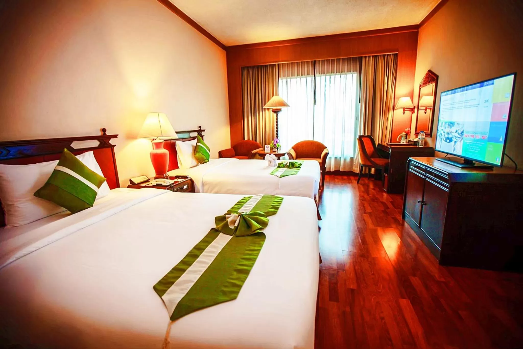 Bed in Chiangmai Grandview Hotel & Convention Center