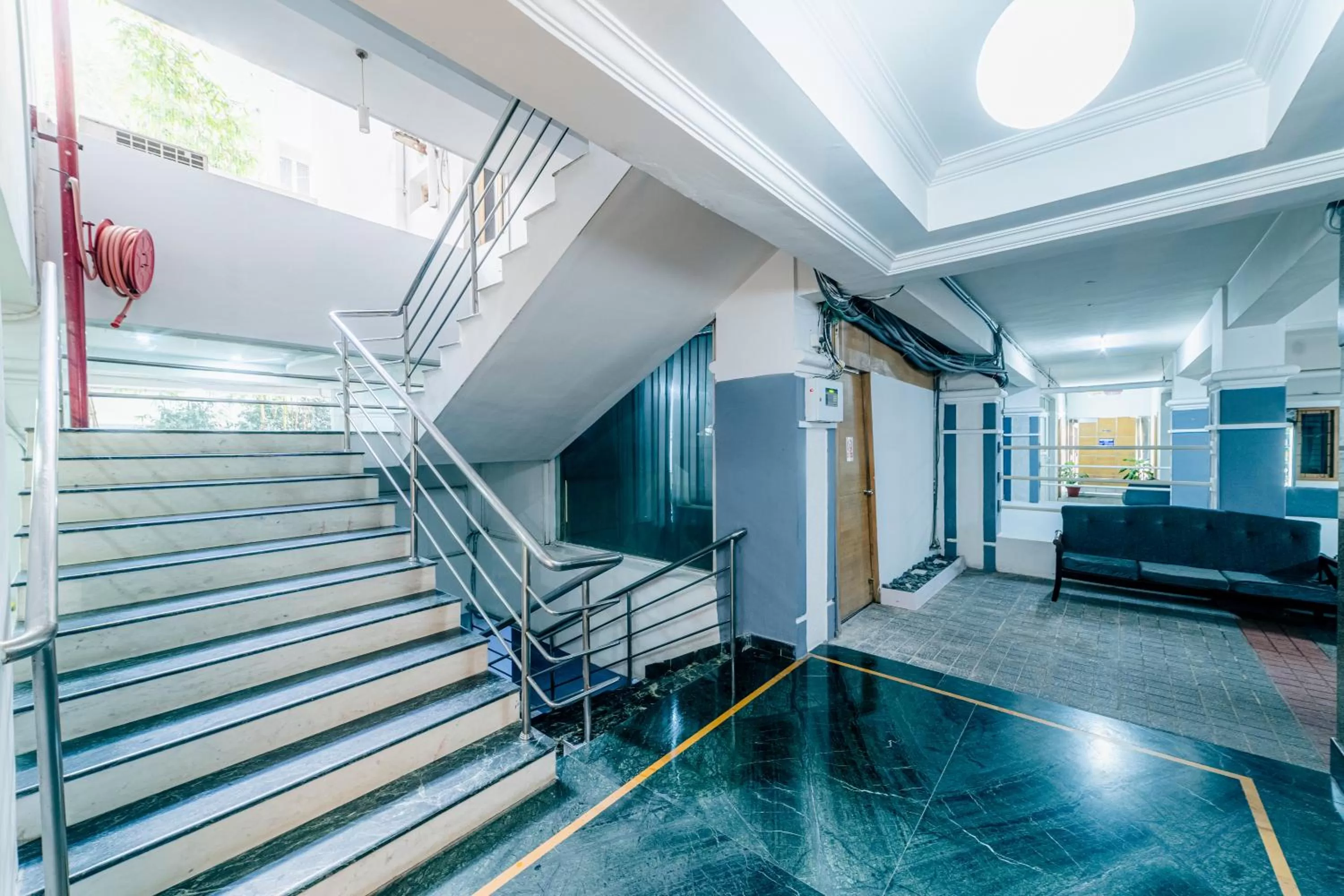 Lobby or reception in Hotel Athome & Serviced Apartments by Deccan Serai Hotels