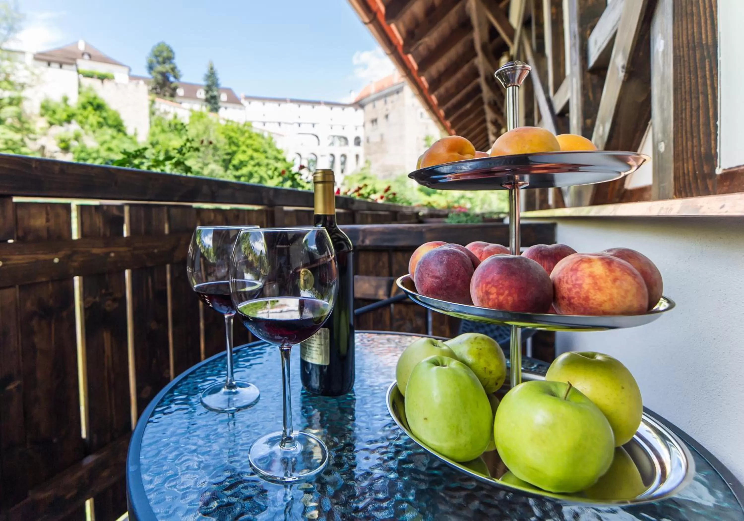 Balcony/Terrace in Garni hotel Castle Bridge