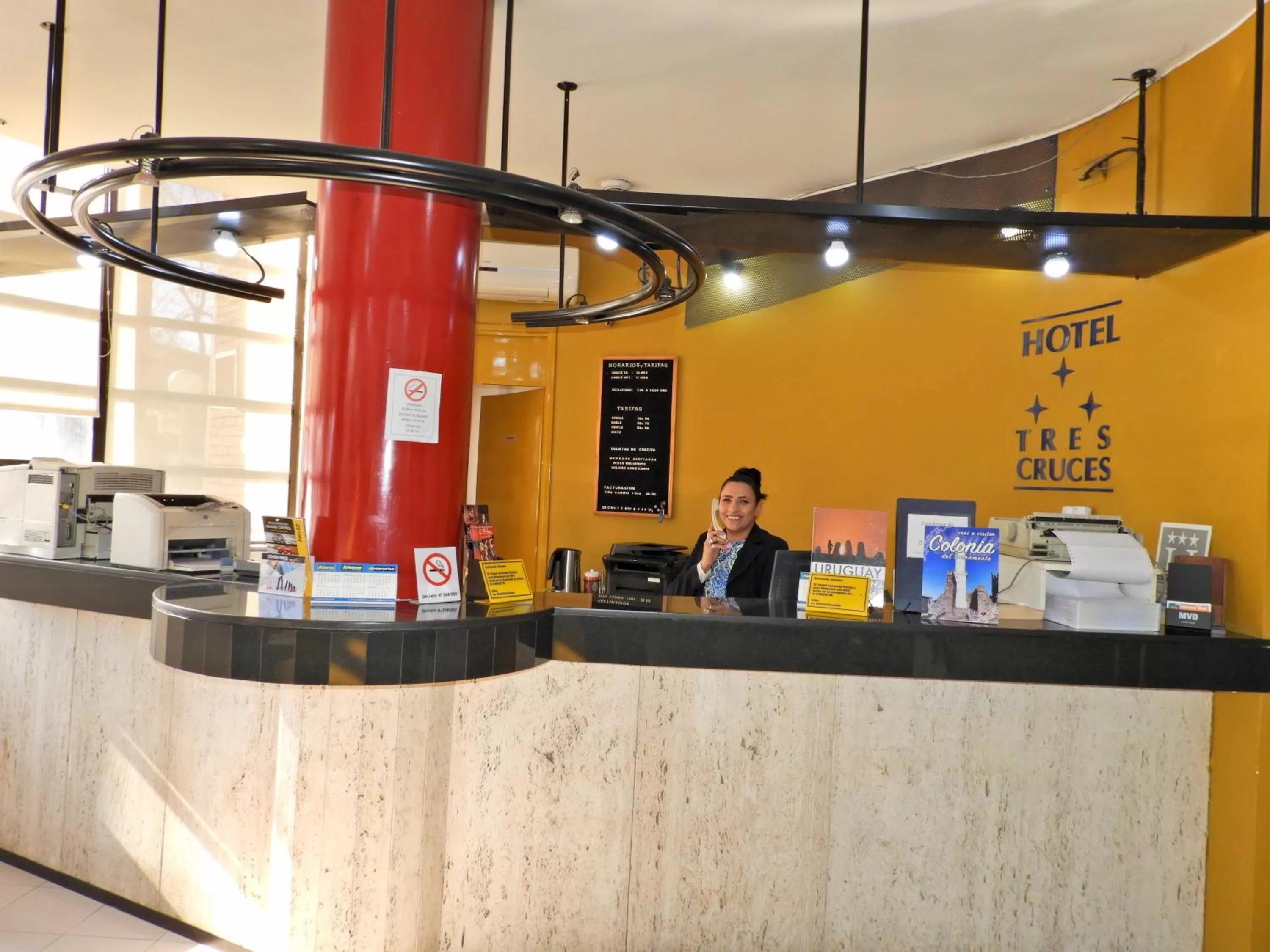 Lobby or reception in Hotel Tres Cruces