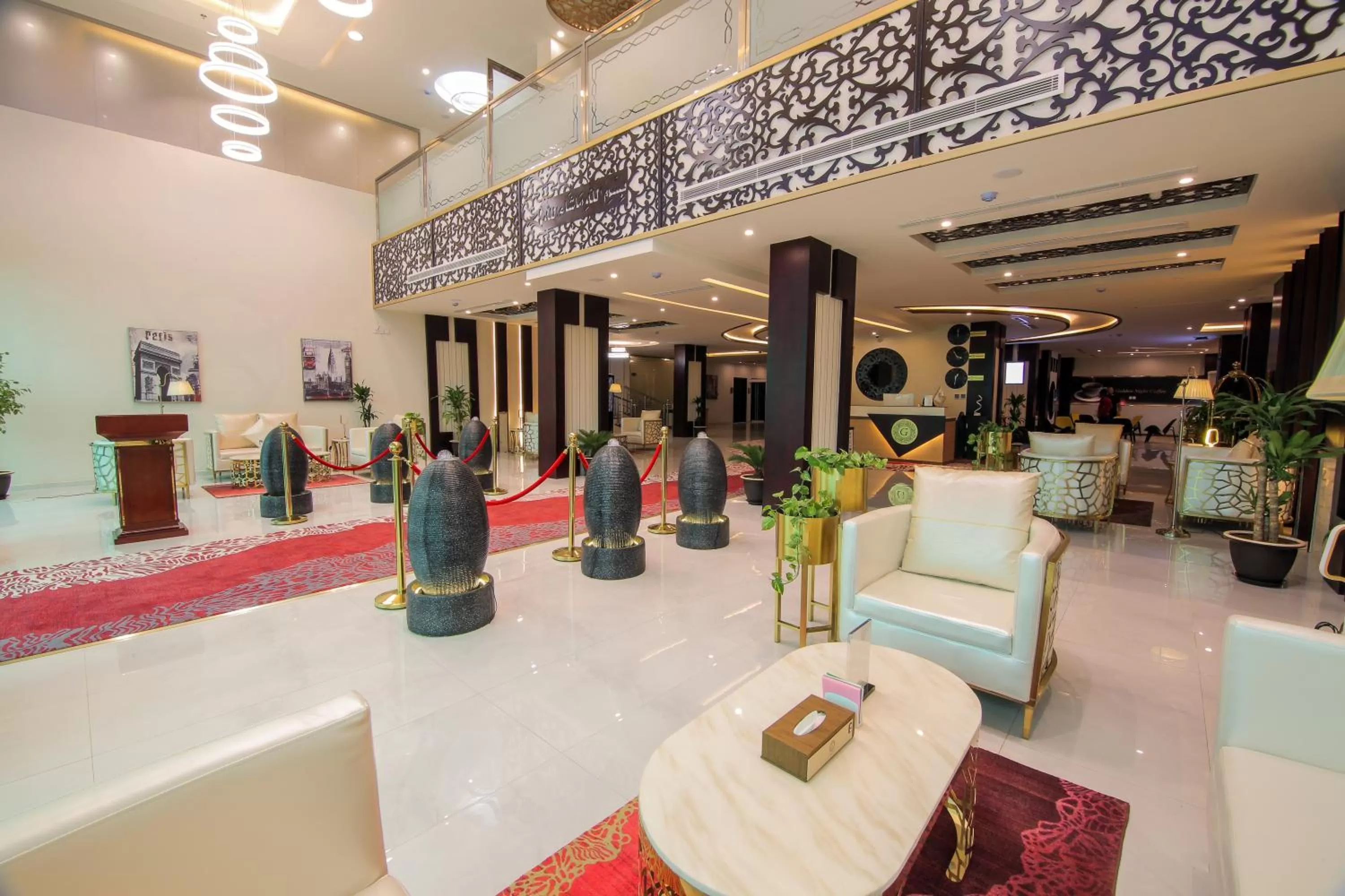 Seating area in فندق جولدن نايت Golden Night Hotel