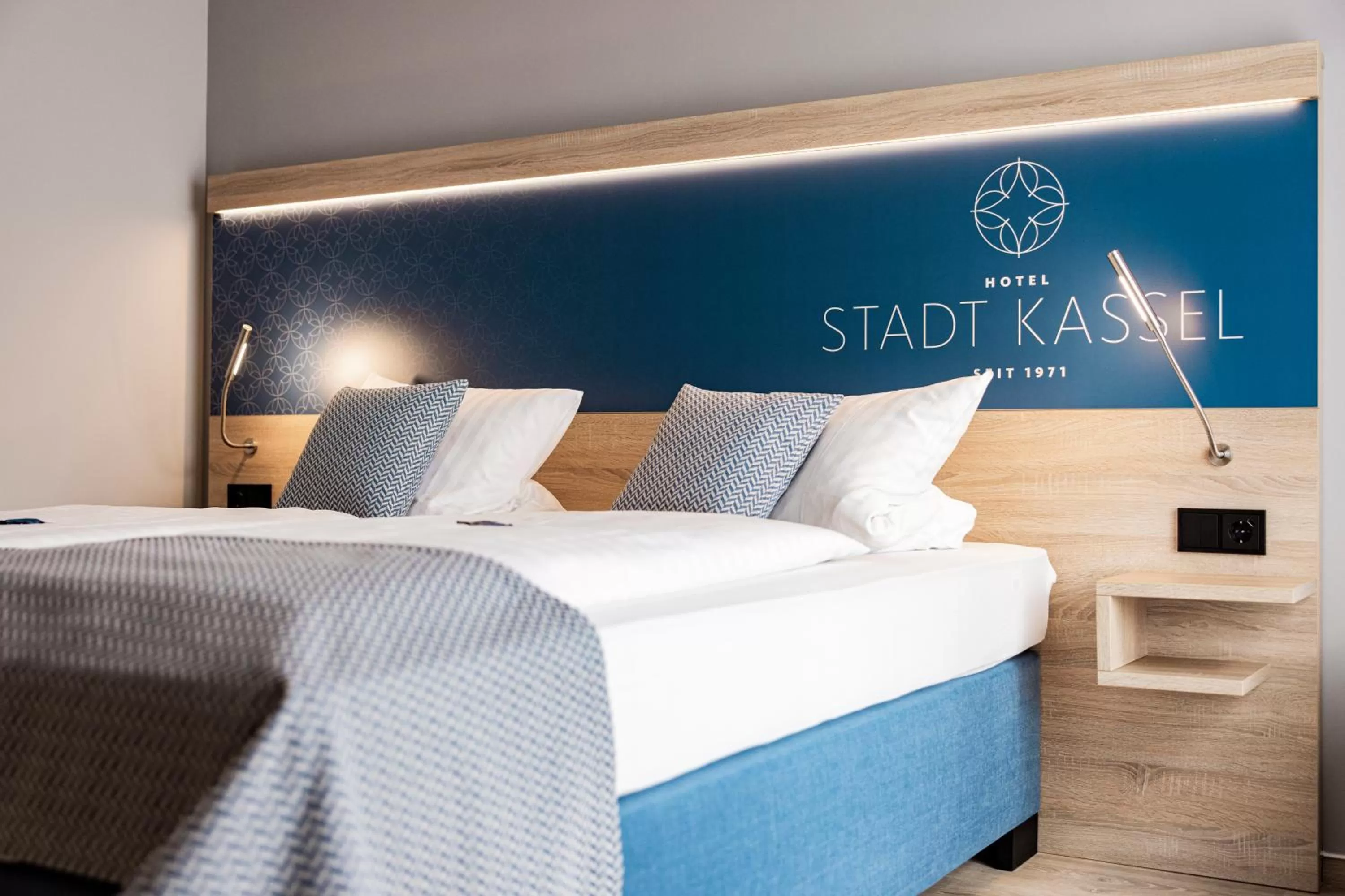 Bed in Hotel Stadt Kassel