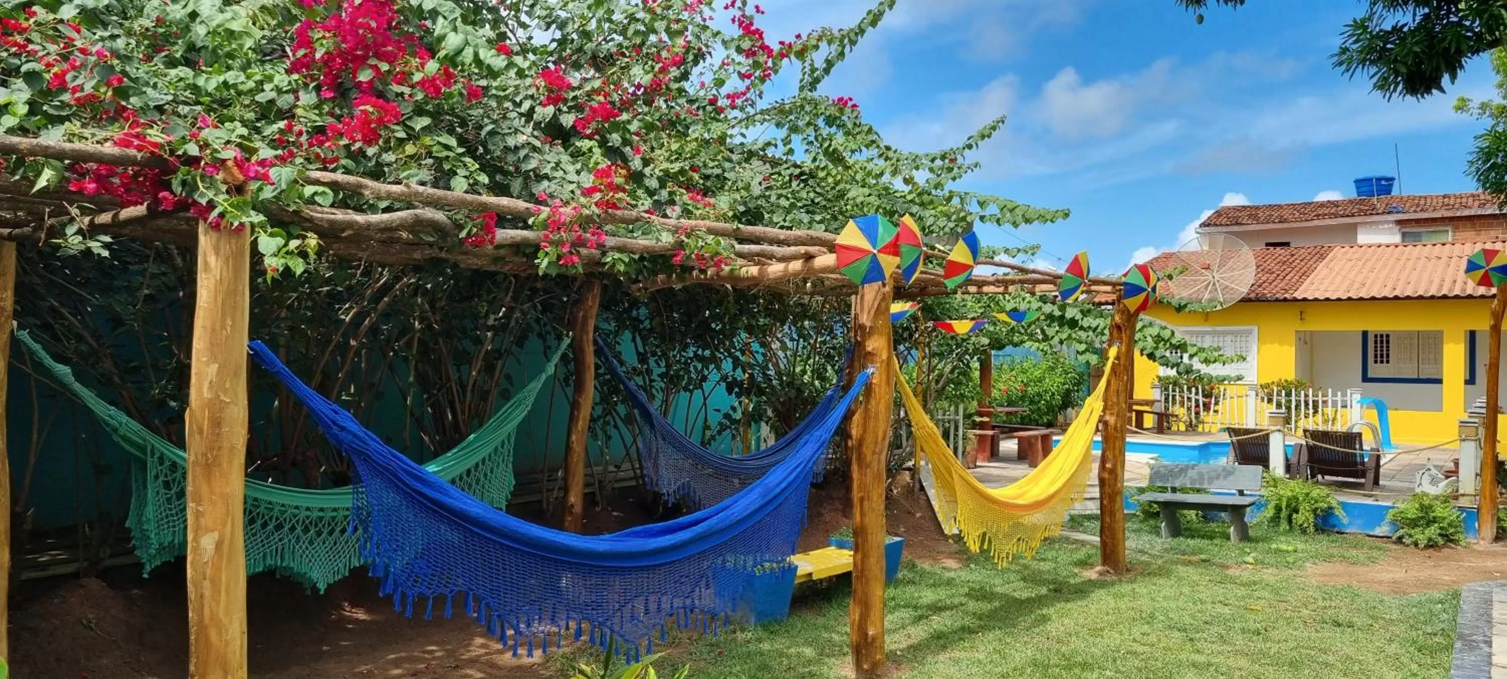 Swimming pool, Children's Play Area in Ecomar Pousada